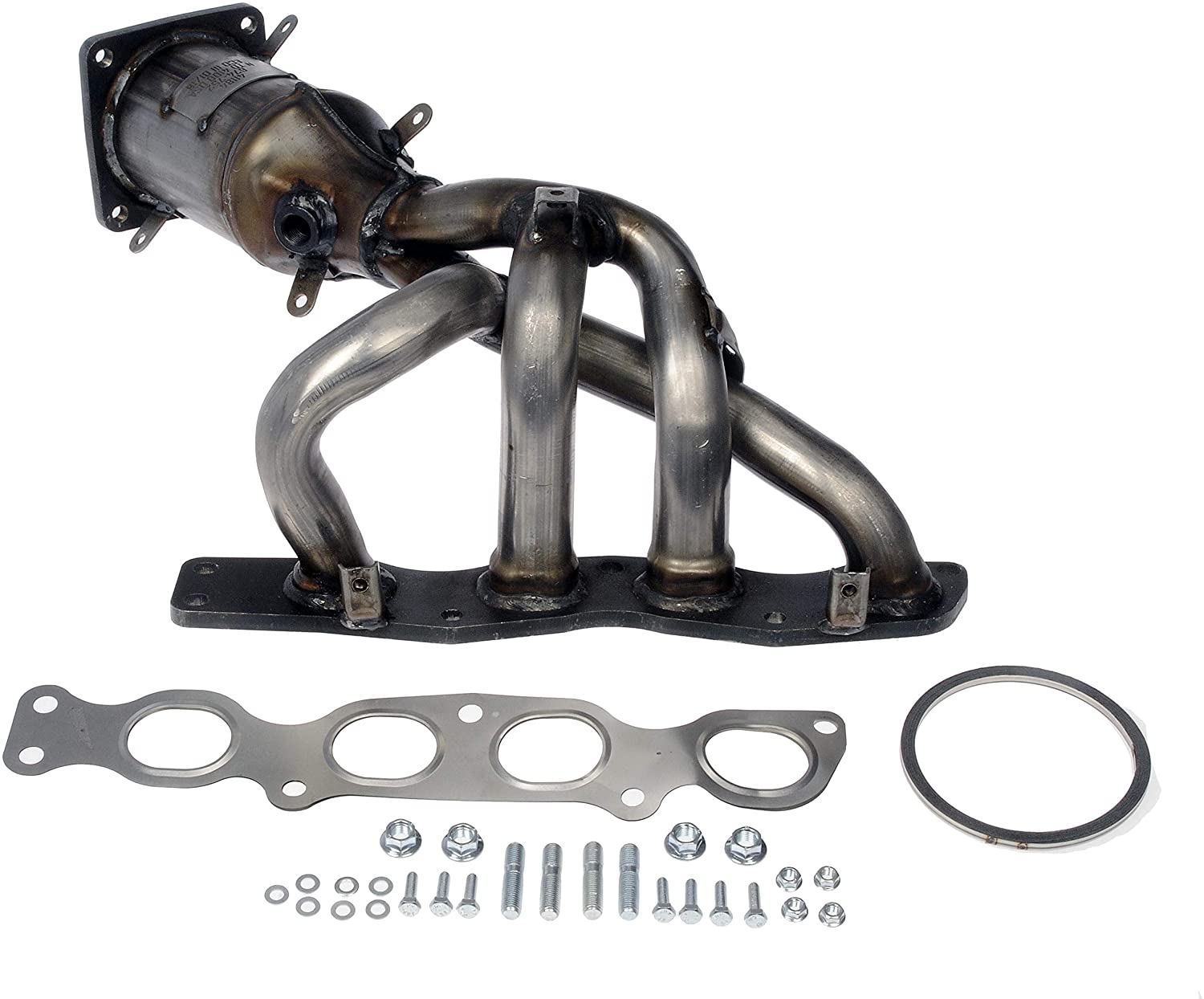 674-752 Catalytic Converter, 2.4L, 4Cyl, Federal EPA Standard, 46-State Legal (Cannot ship to CA, CO, NY or ME), OE Solutions Series, Direct Fit - Catalytic Converter - with Integrated Exhaust Manifold, for 2009-2017 Suzuki Grand Vitara - Dorman Exhaust Manifold 674-752 - Manifold Converter - Not CARB Compliant - Catalytic Converter - Exhaust Manifold - This catalytic converter with integrated exhaust manifold - a.k.a. manifold converter - is precision-engineered to match the original equipment on specific vehicle years, makes and models for a reliable replacement. - Suzuki Grand Vitara 2017-09