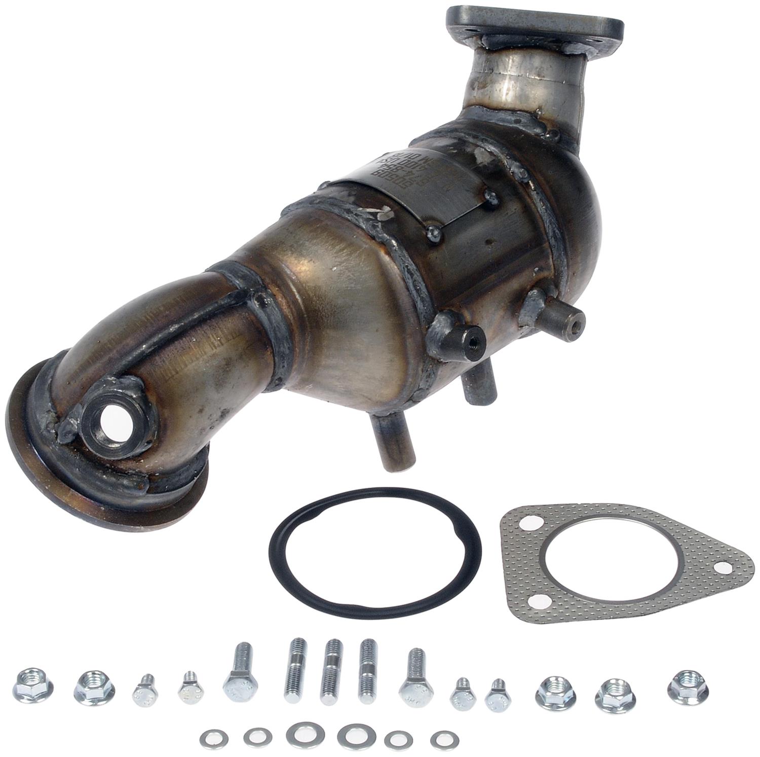 674-854 Front Catalytic Converter, 1.4L, 4Cyl, Federal EPA Standard, 46-State Legal (Cannot ship to CA, CO, NY or ME), OE Solutions Series, Direct Fit - Catalytic Converter - Pre-Converter - Direct Fit Catalytic Converter: No Fabrication Needed, EPA Compliant - Dorman 674-854 Front Pre-Catalytic Converter - Not CARB Compliant Compatible with Select Buick / Chevrolet Models (Made in USA) - Dorman Direct Fit Exhaust Manifold with Integrated Federal Catalytic Converter 674-854 - Manifold Converter - Pre-Converter - Not CARB Compliant - Exhaust Manifold - This catalytic converter is precision-engineered to match the original equipment fit and function on specific vehicle years, makes and models for a reliable replacement. - Buick 2021-13, Chevrolet 2021-11