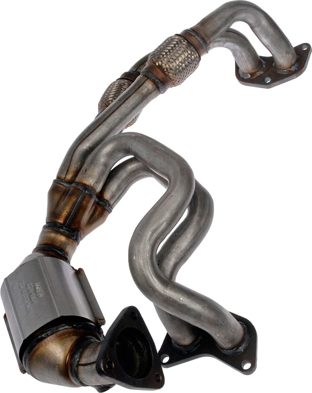 674-864 Catalytic Converter, 2.5L, 4Cyl, Federal EPA Standard, 46-State Legal (Cannot ship to CA, CO, NY or ME), OE Solutions Series, Direct Fit - Catalytic Converter with Integrated Exhaust Manifold - Dorman 674-864 Manifold Converter - Not CARB Compliant Compatible with Select Saab / Subaru Models (Made in USA) - Dorman Exhaust Manifold 674-864 - Manifold Converter - Not CARB Compliant - Exhaust Manifold - Catalytic Converter - This catalytic converter with integrated exhaust manifold - a.k.a. manifold converter - is precision-engineered to match the original equipment on specific vehicle years, makes and models for a reliable replacement. - Saab 2006, Subaru 2012-06 - Manifold Converter - Not Carb Compliant - Not For Sale - NY - CA - ME
