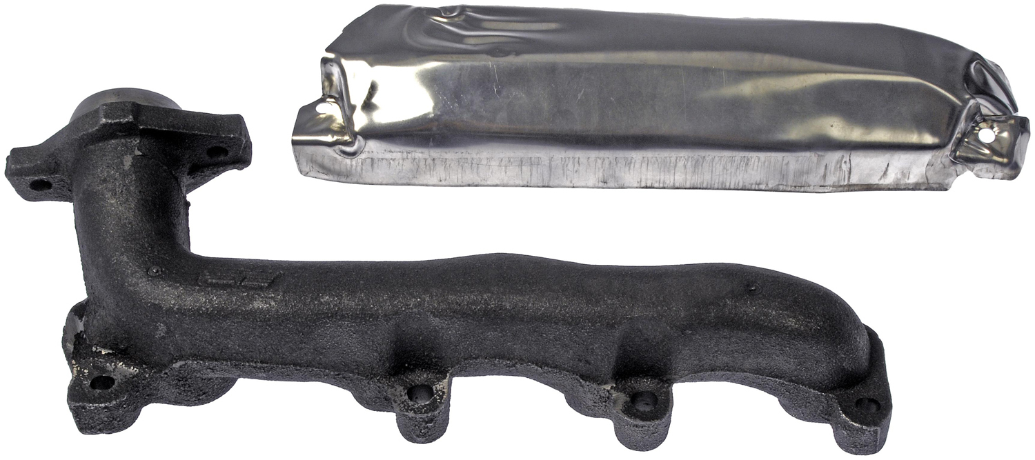 674-908 Driver Side Exhaust Manifold, OE Solutions Series - Direct Fit Exhaust Manifold: With Heat Shield - Dorman 674-908 Driver Side Exhaust Manifold Kit - Includes Required Gaskets and Hardware Compatible with Select Jeep Models - Dorman Exhaust Manifold 674-908 - Exhaust Manifold Kit - Includes Required Gaskets And Hardware - Exhaust Header - This exhaust manifold was precision-engineered and durably manufactured to match the fit and function of the original manifold on specified vehicles. It includes all necessary gaskets and downpipe hardware for a complete repair. - Jeep Grand Cherokee 2004-99