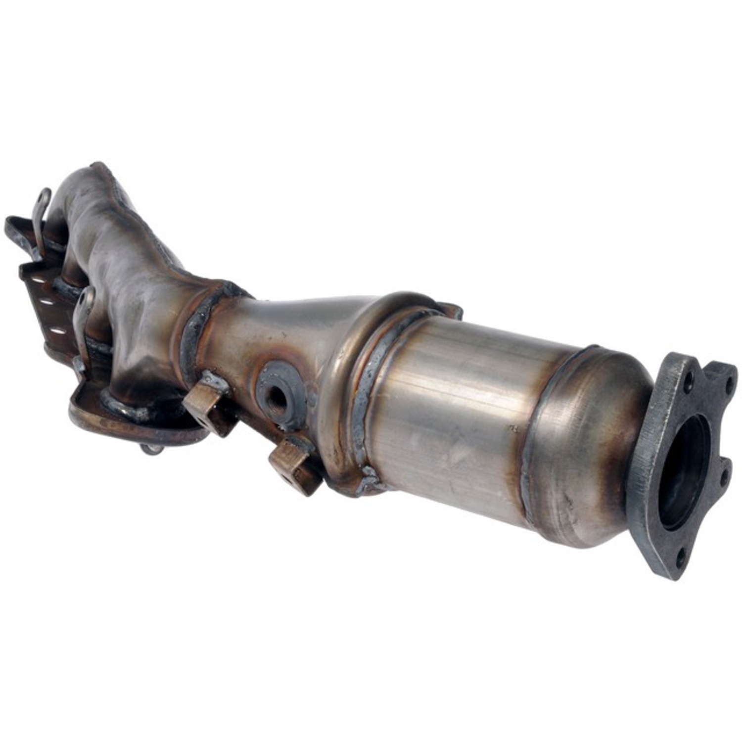 674-952 Passenger Side Catalytic Converter, 5.0L, 8Cyl, Federal EPA Standard, 46-State Legal (Cannot ship to CA, CO, NY or ME), OE Solutions Series, Direct Fit - Catalytic Converter - with Integrated Exhaust Manifold - Manifold Converter - Not CARB Compliant - Catalytic Converter - Exhaust Manifold - This catalytic converter with integrated exhaust manifold - a.k.a. manifold converter - is precision-engineered to match the original equipment on specific vehicle years, makes and models for a reliable replacement. - Hyundai Equus 2016-12, Hyundai Genesis 2014-12, Kia K900 2015