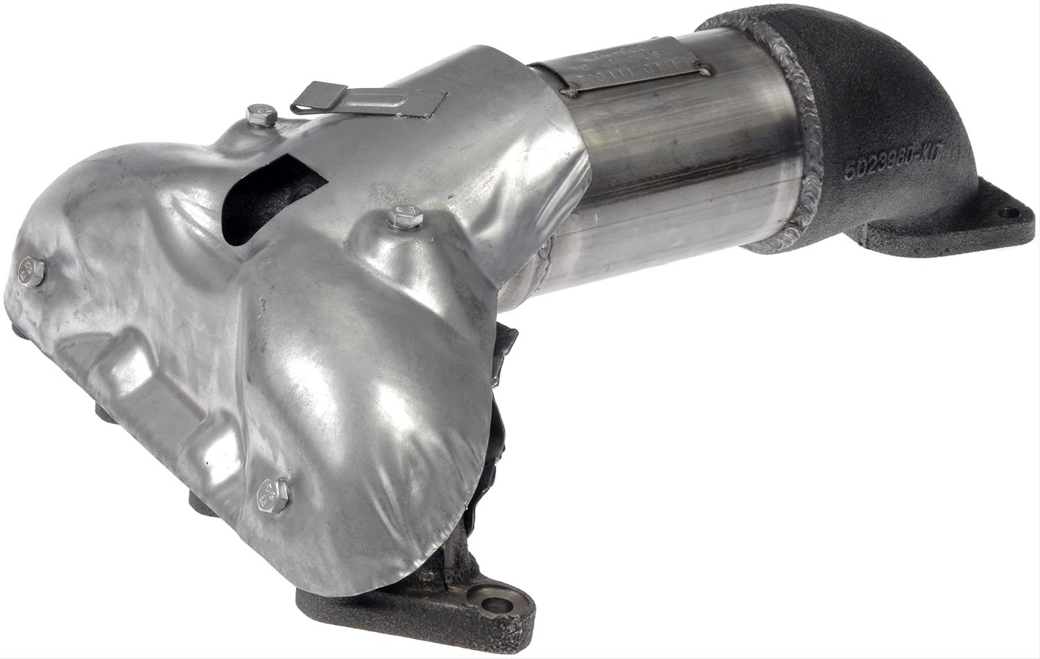 674-960 Catalytic Converter, 2.0L, 4Cyl, Federal EPA Standard, 46-State Legal (Cannot ship to CA, CO, NY or ME), OE Solutions Series, Direct Fit - Dorman 674-960 Manifold Converter - Not CARB Compliant Compatible with Select Hyundai / Kia Models (Made in USA) - Dorman Exhaust Manifold 674-960 - Manifold Converter - Not CARB Compliant - Manifold Converter - Not CARB Compliant - Exhaust Manifold - Catalytic Converter - This catalytic converter with integrated exhaust manifold - a.k.a. manifold converter - is precision-engineered to match the original equipment on specific vehicle years, makes and models for a reliable replacement. - Hyundai Elantra 2012-08, Hyundai Elantra 2006-04, Kia Spectra 2009-04, Kia Spectra5 2009-05 - Manifold Converter - Not Carb Compliant - Not For Sale - NY - CA - ME