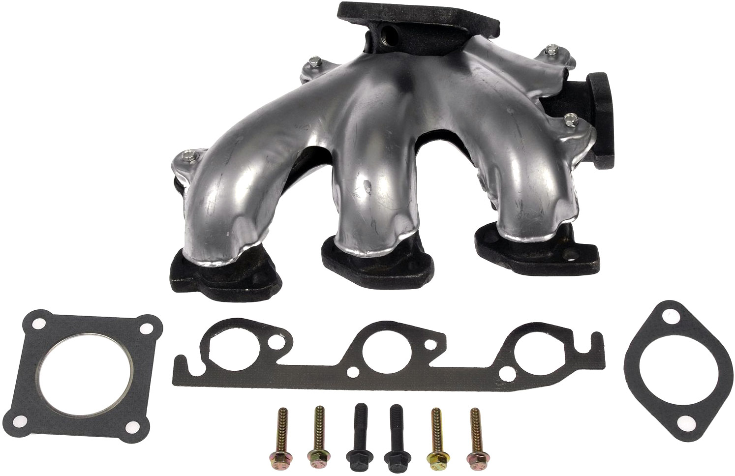 674-983 Passenger Side Exhaust Manifold, OE Solutions Series - Direct Fit Exhaust Manifold: With Heat Shield - Dorman 674-983 Passenger Side Exhaust Manifold Kit - Includes Required Gaskets and Hardware Compatible with Select Chrysler / Dodge / Volkswagen Models - Dorman Exhaust Manifold 674-983 - Exhaust Manifold Kit - Includes Required Gaskets And Hardware - Exhaust Manifold Kit - Includes Required Gaskets And Hardware - Exhaust Header - This exhaust manifold was precision-engineered and durably manufactured to match the fit and function of the original manifold on specified vehicles. It includes all necessary gaskets and downpipe hardware for a complete repair. - Chrysler Town & Country 2010-08, Dodge Grand Caravan 2010-08, Volkswagen Routan 2010-09
