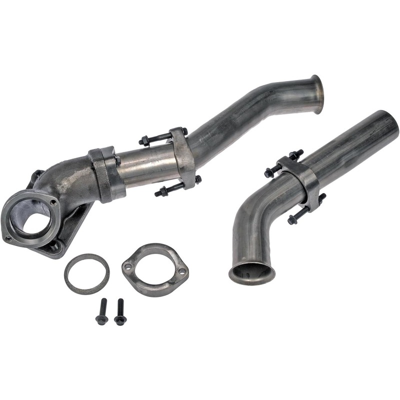679-014 Turbocharger Up Pipe Kit - Kit - Dorman 679-014 Turbocharger Up Pipe Kit Compatible with Select Ford / International Models - Dorman Exhaust Crossover Pipe 679-014 - DORMAN Left Turbocharger Up Pipe Kit - Turbocharger Up-Pipe Kit - TURBO PIPE KIT - Turbocharger Up-Pipe Kit - Turbo Up Pipe Kit - Turbocharger Pipe Kit - Turbo Pipe Kit - Turbo Bellows Up Pipe Kit - Turbocharger Bellows Up Pipe Kit - More like a complete kit than a single part, many of our Turbocharger Up Pipes include gaskets and hardware for a complete installation. This part is a direct replacement - exact fit adds efficiency and convenience. - Ford 1998, International 2000-94