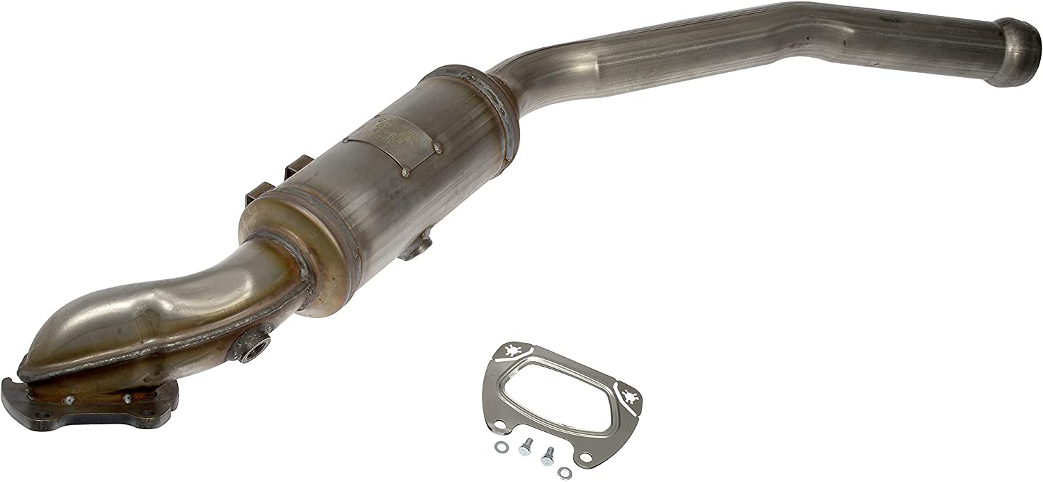 679-549 Passenger Side Catalytic Converter, 3.6L, 6Cyl, Federal EPA Standard, 46-State Legal (Cannot ship to CA, CO, NY or ME), OE Solutions Series, Direct Fit - Converter - Not CARB Compliant - Dorman 679-549 Passenger Side Manifold Converter - Not CARB Compliant Compatible with Select Dodge/Jeep Models (Made in USA) - Dorman Exhaust Manifold 679-549 - Preconverter - Manifold Converter - Not CARB Compliant - Exhaust Manifold - Catalytic Converter - This catalytic converter with integrated exhaust manifold - a.k.a. manifold converter - is precision-engineered to match the original equipment on specific vehicle years, makes and models for a reliable replacement. - Dodge Durango 2019-13, Jeep Grand Cherokee 2019-13