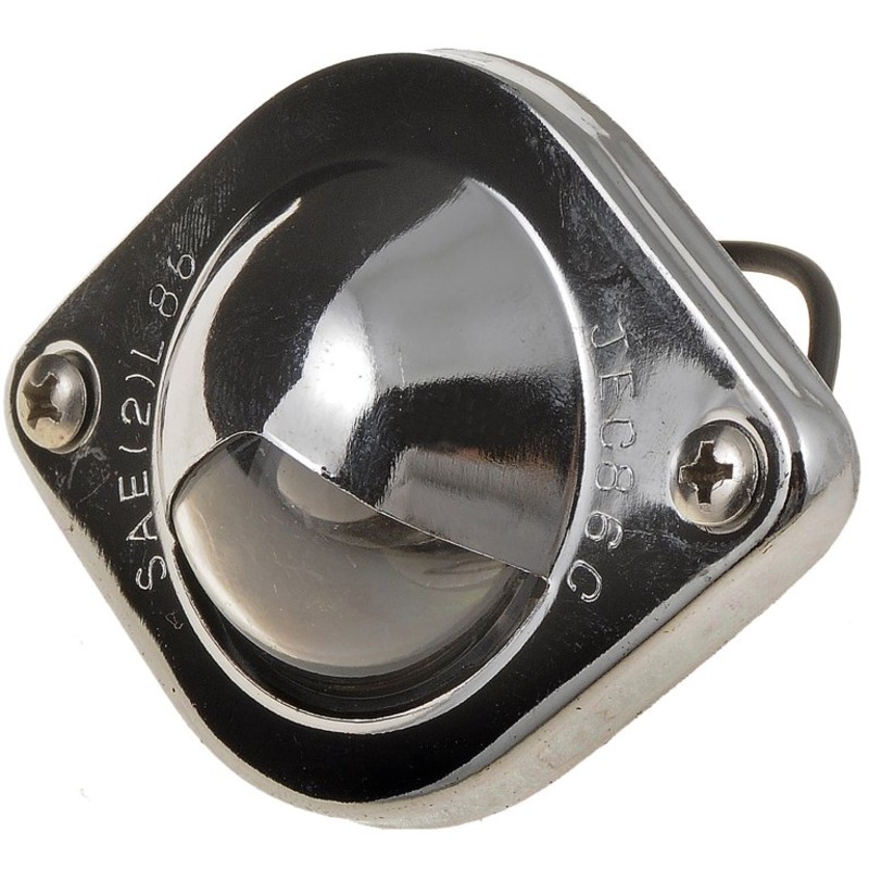 68152 Help Series License Plate Light Lens - Direct Fit, Sold Individually - Dorman Help! 68152 License Plate Lamp - Help License Lamp Lens - License Plate Lamp
