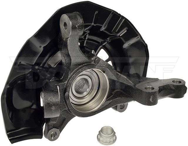 686-261 Front, Driver Side Knuckle - Front Left Loaded Knuckle - Front Left Loaded Knuckle - Steering Spindle Kit - Loaded Knuckle Kit - Steering Knuckle Kit - Loaded Steering Knuckle Kit - Loaded Spindle Kit - Loaded Steering Spindle Kit - Fixing a worn wheel bearing would traditionally require a difficult procedure using a hydraulic press, or purchasing multiple components. This Dorman OE FIX loaded knuckle includes all critical components already assembled for a fast, simple, safe install. For repair shops, that makes it less likely that you will have a vehicle stuck in the service bay. For vehicle owners, that makes this formerly complex job requiring special equipment much easier. - Lexus ES350 2012-07, Toyota Camry 2017-07 - Loaded Knuckle (OE Fix)