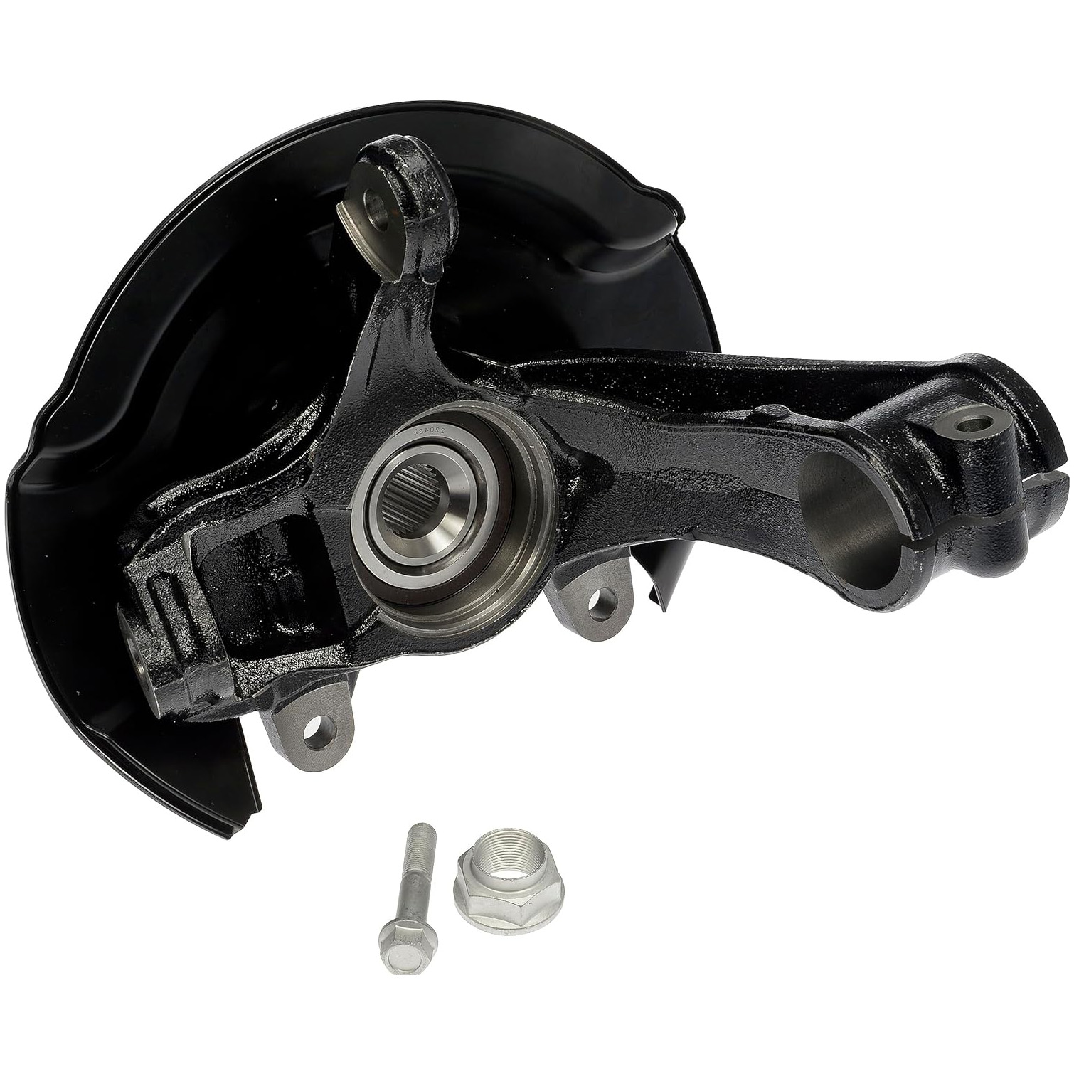 686-373 Front, Driver Side Knuckle, 3.5L, 6Cyl - Dorman 686-373 Front Driver Side Loaded Steering Knuckle Compatible with Select Honda Models (OE FIX) - LOADED KNUCKLE - Loaded Steering Spindle Kit - Loaded Knuckle Kit - Steering Knuckle Kit - Loaded Steering Knuckle Kit - Loaded Spindle Kit - Steering Spindle Kit - Fixing a worn wheel bearing would traditionally require a difficult procedure using a hydraulic press, or purchasing multiple components. This Dorman OE FIX loaded knuckle includes all critical components already assembled for a fast, simple, safe install. For repair shops, that makes it less likely that you will have a vehicle stuck in the service bay. For vehicle owners, that makes this formerly complex job requiring special equipment much easier. - Honda Pilot 2022-16