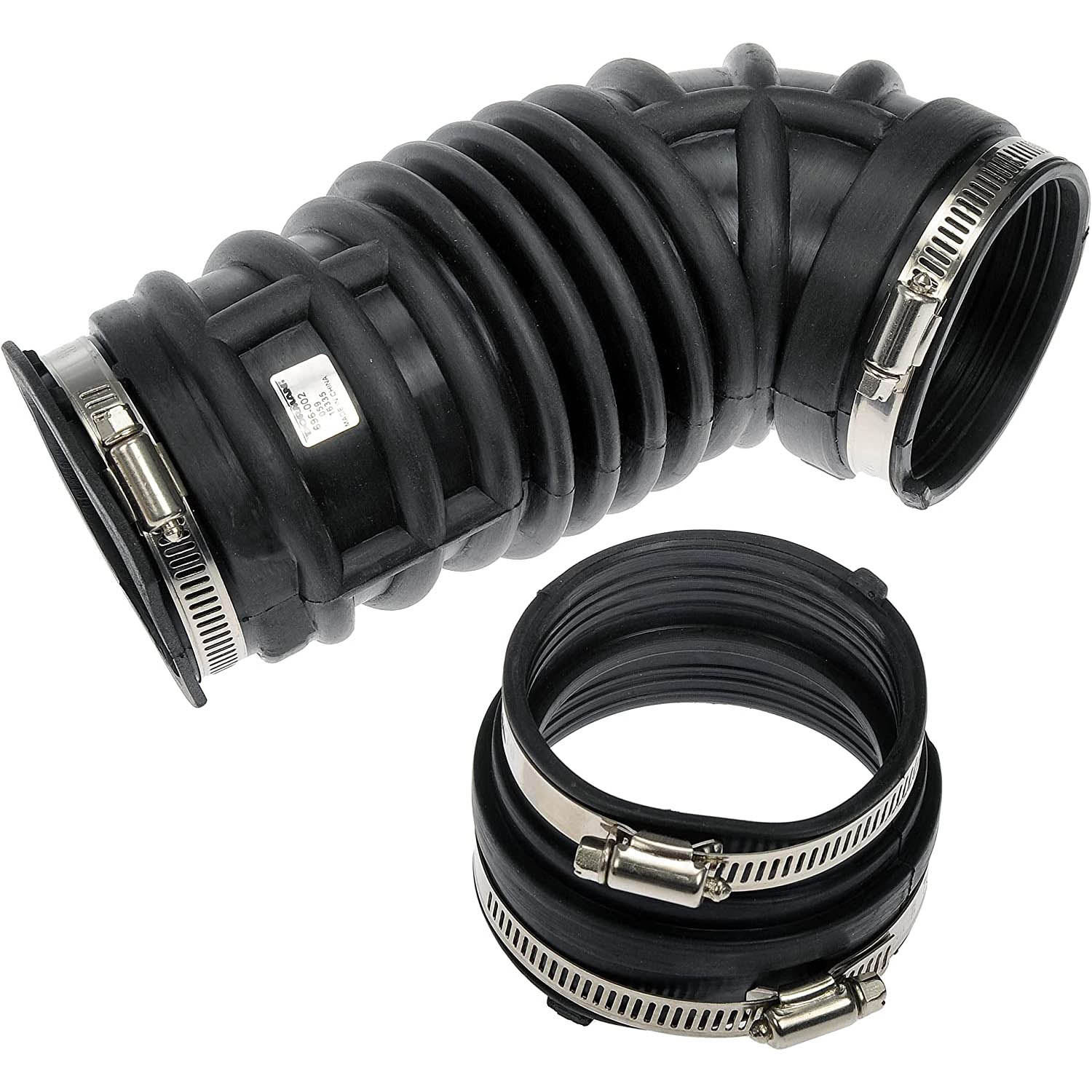 696-002 OE Solutions Series Air Intake Hose - Air Intake Hose - Engine Air Intake Hose - Air Snorkel - Throtltle Body Air Intake Hose - Air Filter Intake Hose - Air Tube - Air Supply Hose - Air Cleaner Intake - This engine air intake hose was designed as a direct replacement for the original equipment intake hose. Engineered for a perfect fit and easy installation, it includes all necessary fittings. Made of quality materials for a long service life. - Chevrolet Aveo 2011-09, Chevrolet Aveo5 2011-09, Pontiac G3 2010-09, Pontiac G3 Wave 2009 - Dorman 696-002 Engine Air Intake Hose Compatible with Select Chevrolet/Pontiac Models - Dorman Fresh Air Intake Hose 696-002 - Engine Air Intake Hose