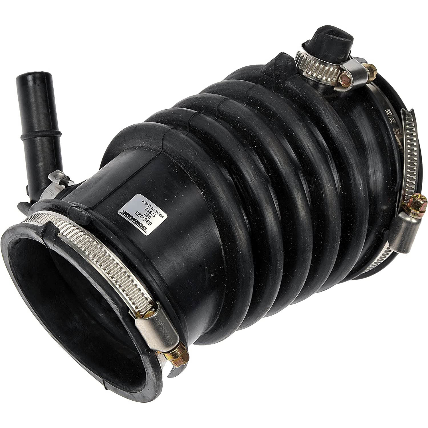 696-023 OE Solutions Series Air Intake Hose - Air Intake Hose - Engine Air Intake Hose - Air Supply Hose - Air Tube - Air Snorkel - Air Filter Intake Hose - Throtltle Body Air Intake Hose - Air Cleaner Intake - This engine air intake hose was designed as a direct replacement for the original equipment intake hose. Engineered for a perfect fit and easy installation, it includes all necessary fittings. Made of quality materials for a long service life. - Ford Transit Connect 2013-10 - Dorman 696-023 Engine Air Intake Hose Compatible with Select Ford Models - Dorman Fresh Air Intake Hose 696-023 - Engine Air Intake Hose - Engine Air Intake Hose Fits 2013 Ford Transit Connect