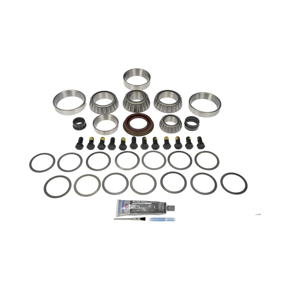 697-038 Direct Fit Automatic Transmission Differential Bearing, Kit - Dorman 697-038 Rear Differential Bearing Kit Compatible with Select Chevrolet / Dodge / GMC Models - Dorman Differential Bearing Kit 697-038 - Ring And Pinion Master Installation Kit - R-P MSTR BRNG KIT - R-P Mstr Brng Kit - Ring And Pinion Master Installation Kit - Differential Bearing Repair - This differential bearing kit includes all necessary installation components for a differential ring and pinion on certain vehicle years, makes and models. - Chevrolet 2010-01, Dodge 2010-03, GMC 2010-01