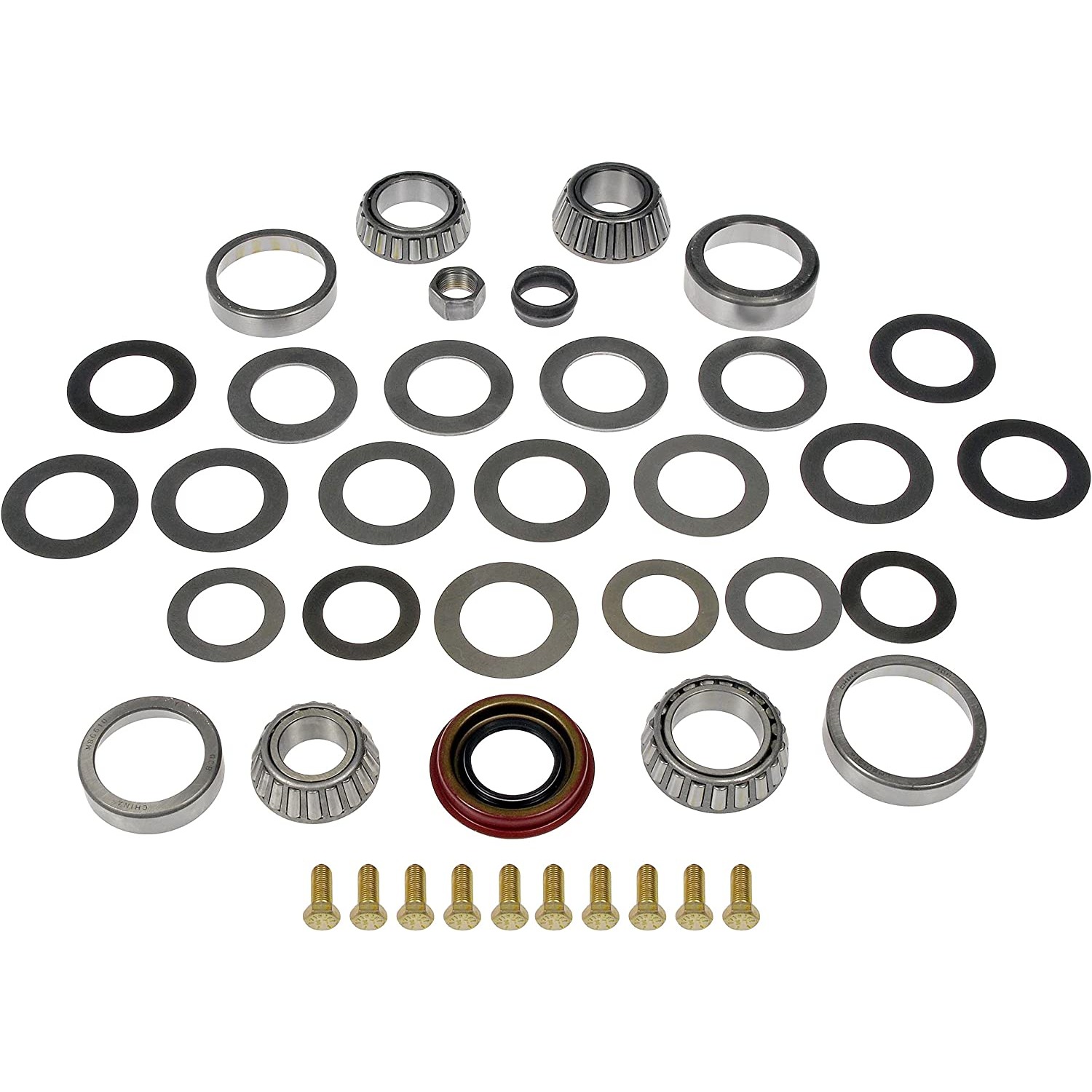697-119 Ring And Pinion Bearing Kit - Direct Fit - Dorman 697-119 Rear Differential Bearing Kit Compatible with Select Models - Dorman 697-119 Rear Differential Bearing Kit for Specific Models Fits select: 1999-2008 CHEVROLET SILVERADO, 2000-2008 CHEVROLET TAHOE - Dorman Differential Bearing Kit 697-119 - Ring and Pinion Bearing Installation Kit - Ring And Pinion Bearing Installation Kit - R-P Mstr Brng Kit - Ring And Pinion Bearing Installation Kit - Differential Bearing Repair - This differential bearing kit includes all necessary installation components for a differential ring and pinion on certain vehicle years, makes and models. - General Motors 2008-99, Isuzu 2008-03, Isuzu 2000-99, Saab 2008-05