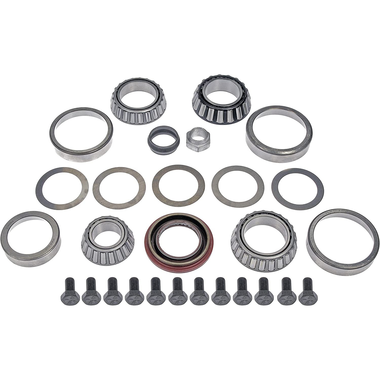 697-120 Ring And Pinion Bearing Kit - Direct Fit - Dorman 697-120 Rear Differential Bearing Kit Compatible with Select Dodge Models - Dorman 697-120 Rear Differential Bearing Kit for Specific Dodge Models Fits select: 2001-2010 DODGE RAM 1500, 2001-2010 DODGE RAM 2500 - Dorman Differential Bearing Kit 697-120 - DORMAN Ring and Pinion Master Bearing Installation Kit for Dodge - Ring and Pinion Bearing Installation Kit - Ring And Pinion Bearing Installation Kit - R-P Mstr Brng Kit - Ring And Pinion Bearing Installation Kit - Differential Bearing Repair - This differential bearing kit includes all necessary installation components for a differential ring and pinion on certain vehicle years, makes and models. - Dodge 2010-01