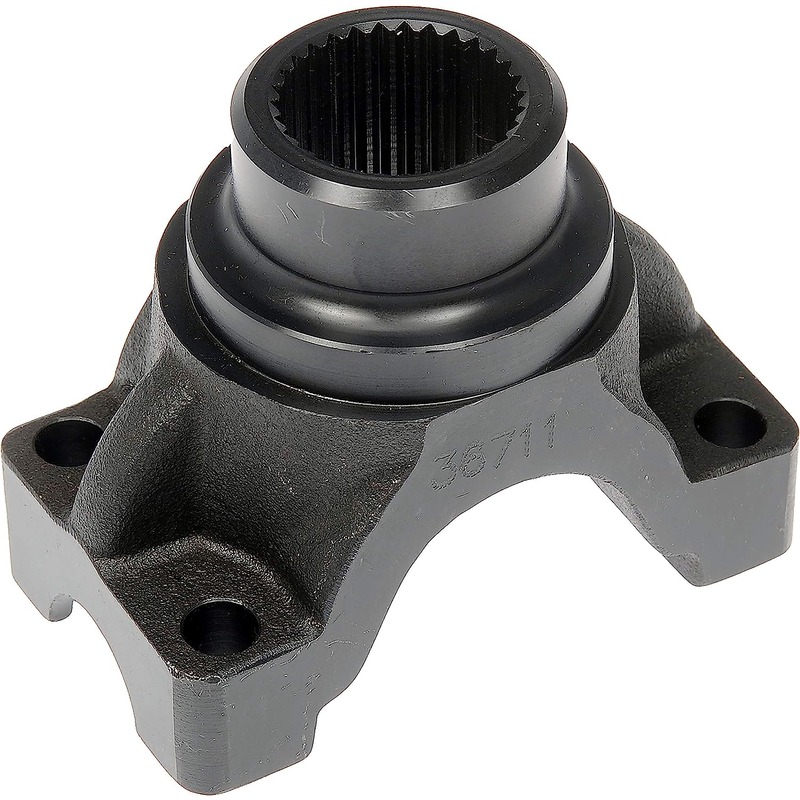 697-537 Yoke - Carbon Steel, Sold individually - Differential Pinion Yoke Assembly - Dorman - OE Solutions Differential End Yoke 697-537 - Pinion Yoke - Differential Pinion Yoke Assembly - Axle Pinion Yoke - Differential Yoke - Axle Yoke - Worn or damaged differential end yoke causing driveline vibrations? This direct replacement end yoke matches the original equipment part for a trustworthy repair and reliable performance. - Chevrolet 1987-63, GMC 1987-63, International 1966-63