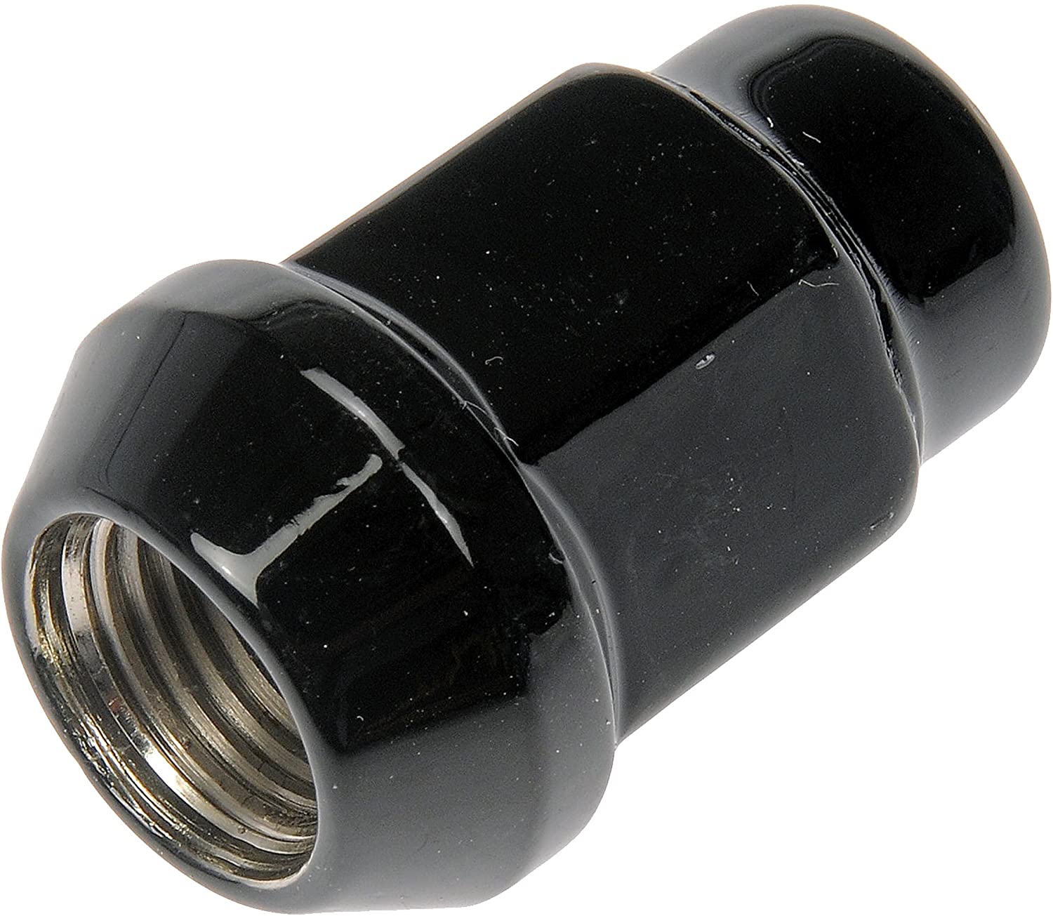 711-205A AutoGrade Series Conical Lug Nut - Black, Steel, Bulge Seat Acorn, 1/2-20 in. Direct Fit, Set of 4 - BLACK BULGE ACORN - Black Bulge Seat Acorn Wheel Nut - 1/2-20 - Lug Nut - These wheel lug nuts are designed to match the fit, function and performance of the original equipment hardware on specified vehicles. They are engineered from durable materials to exacting specifications for long service life and a perfect fit. - American Motors 1983-77, Dodge 1980-74, Ford 2001-98, Jeep 2017, Mercury 2001-98, Plymouth 1980-74 - Black Bulge Seat Acorn Wheel Nut - 1/2-20 - DORMAN 1/2"-20 Wheel Lug Nut for Ford - Black - Dorman 711-205A Black Bulge Seat Acorn Wheel Nut - 1/2-20 Compatible with Select Models, 4 Pack - Dorman Wheel Nut 4 Piece 711-205A - Wheel Lug Nut: 1/2-20 Thread, Conical 60, Bulge Acorn, 1.375" Length, Black, 4 Pack