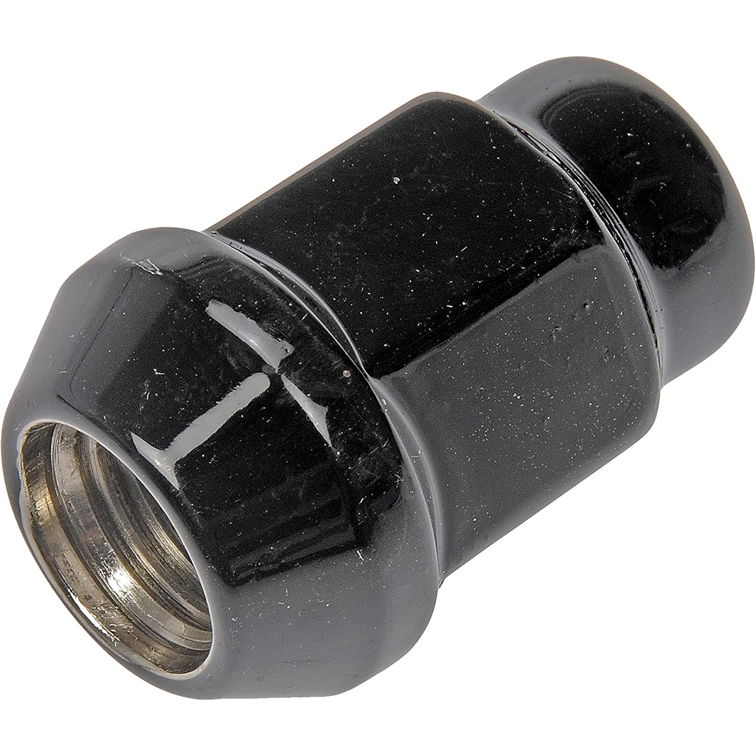 711-305A AutoGrade Series Conical Lug Nut - Black Chrome, Chrome, Bulge Seat Acorn, 12 mm Direct Fit, Set of 4 - BLACK BULGE ACORN - Black Bulge Seat Acorn Wheel Nut - M12-1.50 - Lug Nut - These wheel lug nuts are designed to match the fit, function and performance of the original equipment hardware on specified vehicles. They are engineered from durable materials to exacting specifications for long service life and a perfect fit. - 2017, 2013-68 - Dorman 711-305A Black Bulge Seat Acorn Wheel Nut - M12-1.50 Compatible with Select Models, 4 Pack - Dorman Wheel Nut 4 Piece 713-305A - Wheel Lug Nut: M12-1.50 Thread, Conical 60, Bulge Acorn, 1.38" Length, Black Chrome, 4 Pack