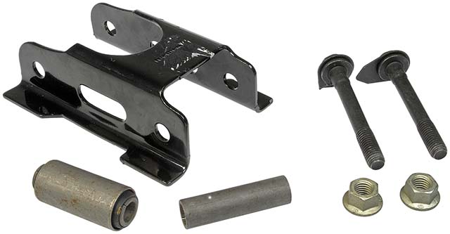 722-009 Leaf Spring Shackles and Hangers - Direct Fit, Sold Individually - Dorman 722-009 Rear Rearward Leaf Spring Shackle Compatible with Select Ford / Mercury Models - Duralast Leaf Spring Shackle 722-009 - Rear Position Leaf Spring Shackle Kit - SHACKLE KIT - Rear Position Leaf Spring Shackle Kit - Leaf Spring Shackle and Bracket - Get ahead of fatigued or rusted leaf spring shackles before they become dangerous. Made of sturdy steel with a power coated finish to resist corrosion, this leaf spring shackle is a direct replacement for your vehicle's stock shackle. - Ford 2005-91, Mercury 2001-97