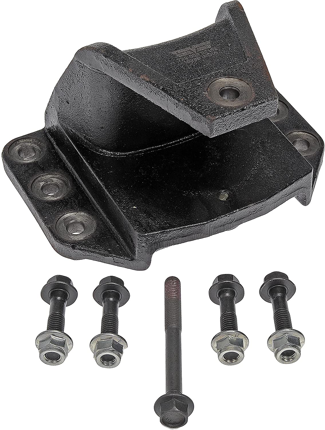 722-085 Leaf Spring Hanger - Kit - BRACKET KIT - Rear Left Position Leaf Spring Bracket Kit - Leaf Spring Shackle and Bracket - Leaf Spring Bracket - This leaf spring hanger is designed to match the fit and function of the original part on specified vehicles. Made of quality materials, it is engineered for reliable performance. - Chevrolet 2009-90, GMC 2009-90, Isuzu 2009-04, Isuzu 2002-97 - Dorman Leaf Spring Hanger 722-085 - DORMAN Steel Rear Leaf Spring Bracket Kit for Chevrolet / GMC / Isuzu - Rear Left Position Leaf Spring Bracket Kit