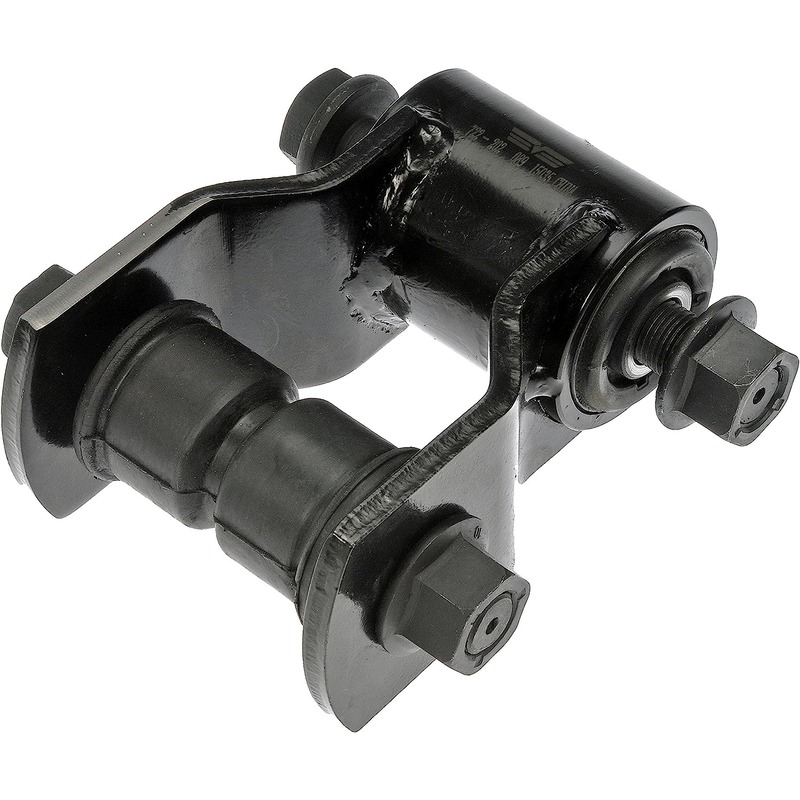 722-202 Leaf Spring Shackles and Hangers - Steel, Direct Fit, Sold Individually - DORMAN Rear Leaf Spring Shackle Kit for Dodge - Duralast Leaf Spring Shackle 722-202 - Rear Position Leaf Spring Shackle Kit - SHACKLE KIT - Rear Position Leaf Spring Shackle Kit - Leaf Spring Shackle and Bracket - Get ahead of fatigued or rusted leaf spring shackles before they become dangerous. Made of sturdy steel with a power coated finish to resist corrosion, this leaf spring shackle is a direct replacement for your vehicle's stock shackle. - Dodge Sprinter 3500 2009-03