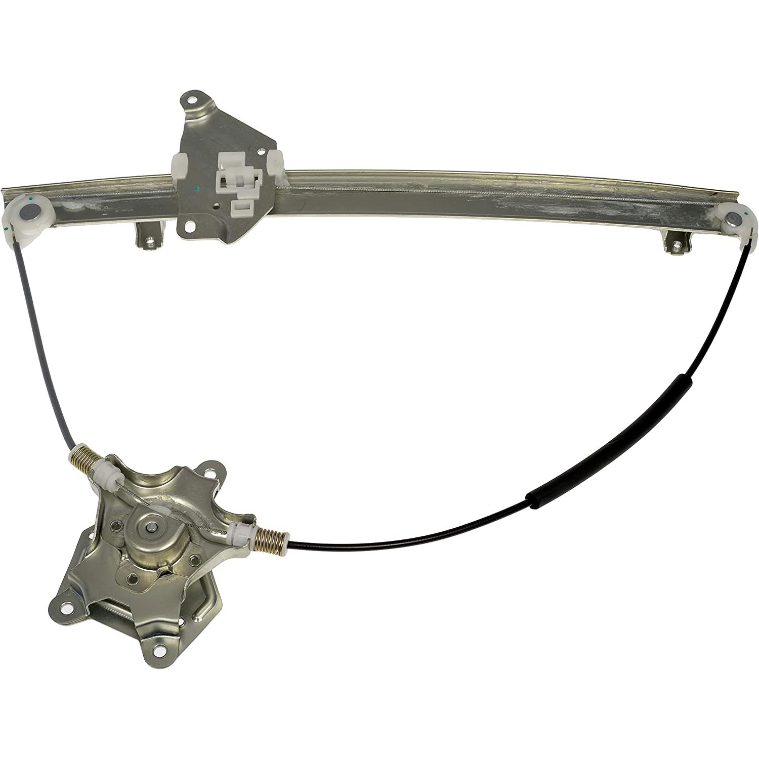 740-902 Front, Driver Side OE Solutions Series Manual Window Regulator, Hand-Crank Type - Dorman 740-902 Front Driver Side Manual Window Regulator (Regulator Only) Compatible with Select Nissan Models - Window Reg Manual - Manual Window Regulator (Regulator Only) - Power Window Mechanism - This replacement window regulator is precision-engineered and extensively tested to match the exact fit, function and performance of the stock window regulator on specific vehicle years, makes and models. - Nissan D21 1994-86, Nissan Pathfinder 1995-87, Nissan Pickup 1997-95