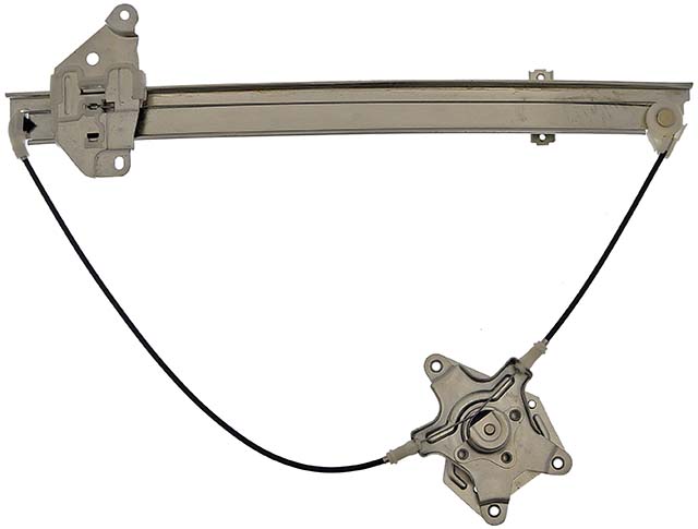 740-903 Front, Passenger Side OE Solutions Series Manual Window Regulator, Hand-Crank Type - Dorman 740-903 Front Passenger Side Manual Window Regulator (Regulator Only) Compatible with Select Nissan Models - Window Reg Manual - Manual Window Regulator (Regulator Only) - Power Window Mechanism - This replacement window regulator is precision-engineered and extensively tested to match the exact fit, function and performance of the stock window regulator on specific vehicle years, makes and models. - Nissan D21 1994-86, Nissan Pathfinder 1995-87, Nissan Pickup 1997-95