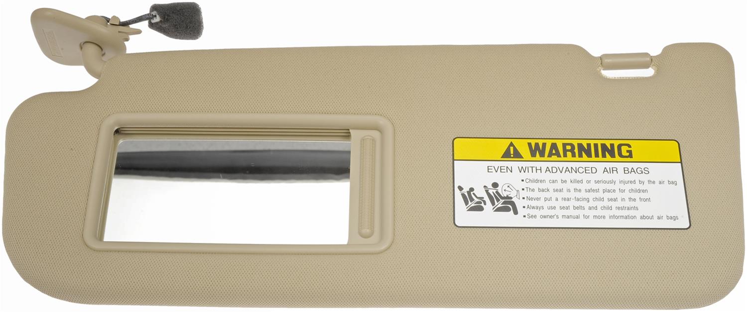 74212 Sun Visor,, Sold Individually, OE Solutions Series - Dorman 74212 Driver Side Sun Visor Compatible with Select Hyundai Models, Beige - Dorman Sun Visor 74212 - Sun Visor Assembly - Sunvisor - Sun Visor Assembly - Vanity Visor - Interior Sun Visor - Damaged, worn or missing sun visor? This replacement sun visor matches the fit and appearance of the original equipment visor to restore comfort and safety to the vehicle. - Hyundai Santa Fe 2009-06