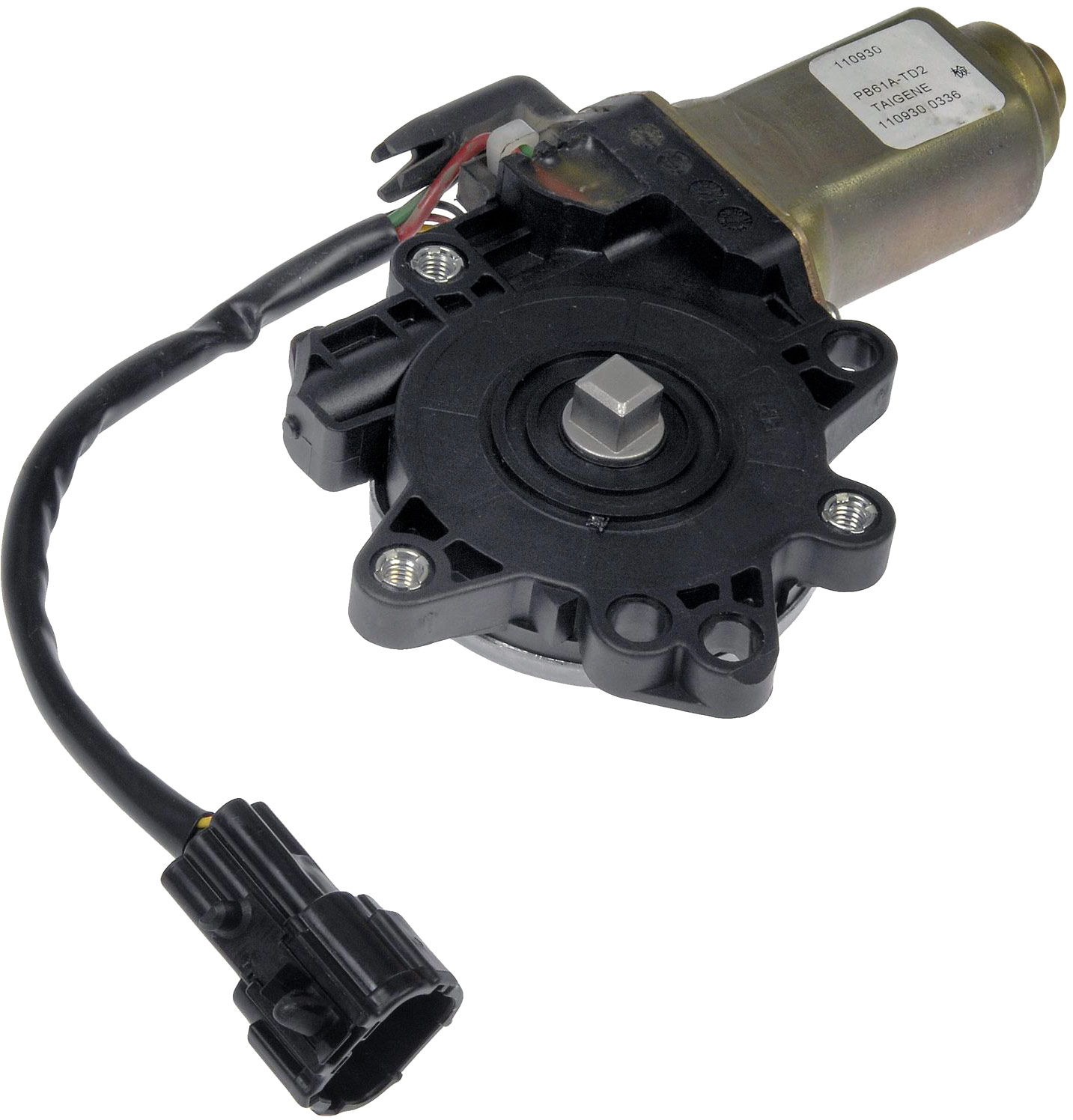 742-498 Front, Driver Side Window Motor, New, OE Solutions Series - Dorman 742-498 Front Driver Side Power Window Motor Compatible with Select Nissan Models - Power Window Lift Motor - WINDOW LIFT MOTOR - Power Window Lift Motor - Power Window Motor - Window motor worn out? This power window lift motor is precision-engineered to match the fit and performance of the original motor in specific vehicle years, makes and models for a reliable replacement. - Nissan Tiida 2018-15, Nissan Versa 2013-07