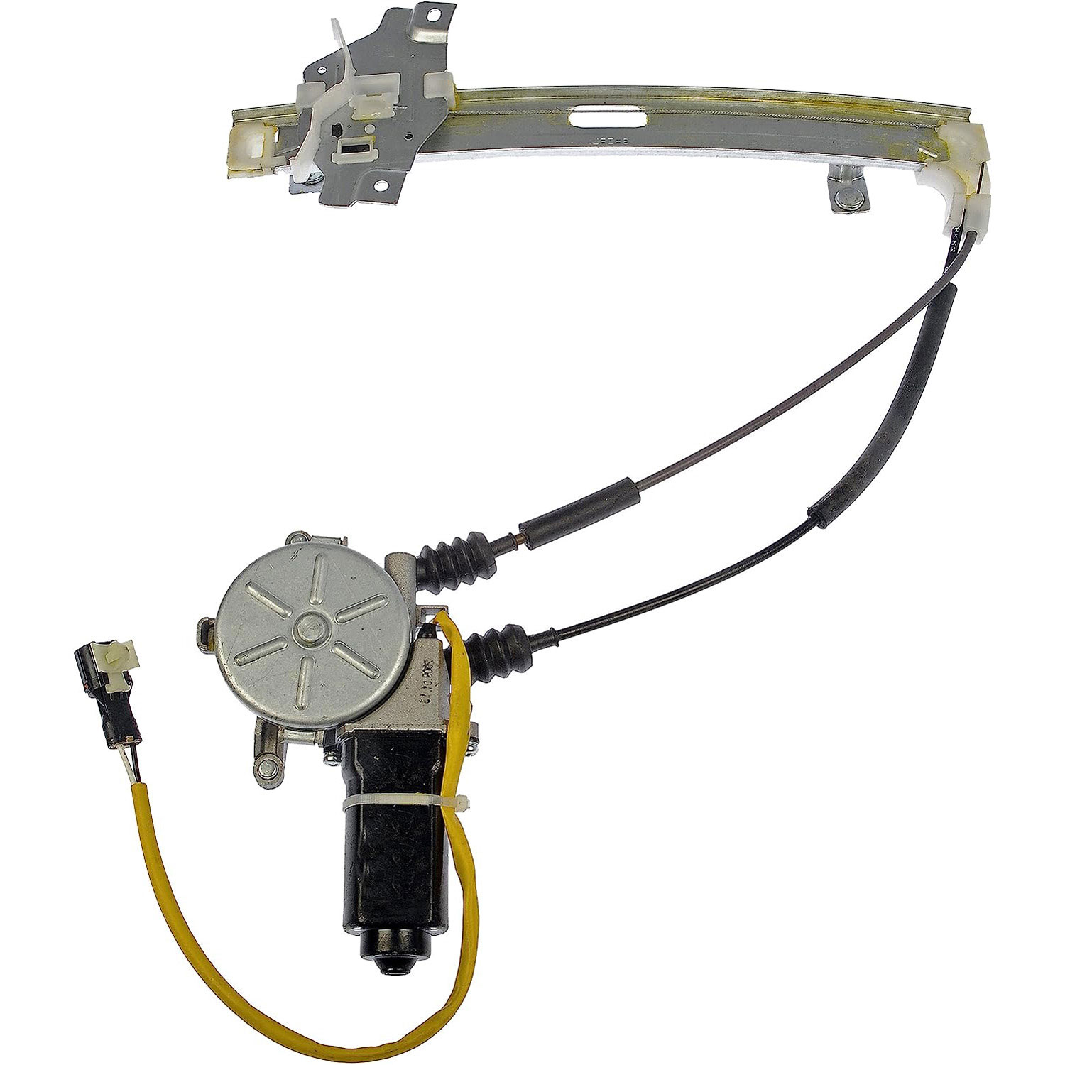 748-385 Rear, Passenger Side OE Solutions Series Power Window Regulator, With Motor - WINDOW REG WITH MTR - Power Window Regulator And Motor Assembly - Power Window Motor - Window Lift Motor - This replacement power window motor and regulator assembly is precision-engineered and extensively tested to match the exact fit, function and performance of the stock window regulator on specific vehicle years, makes and models. - Kia Sephia 2001-00, Kia Spectra 2004-00