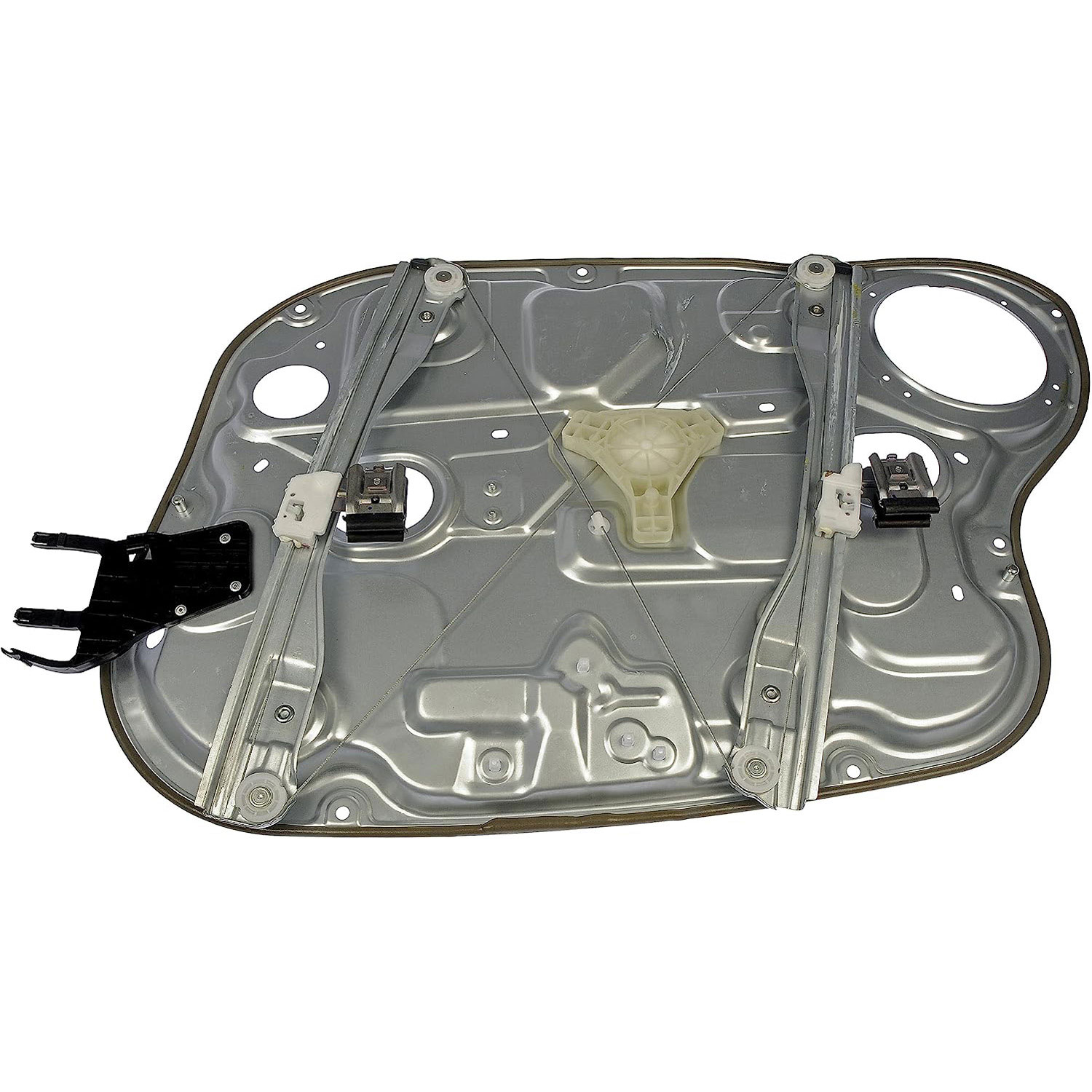 749-334 Front, Driver Side OE Solutions Series Power Window Regulator, Without Motor - Dorman 749-334 Front Driver Side Power Window Regulator (Regulator Only) Compatible with Select Hyundai Models - Window Reg Power - Power Window Regulator (Regulator Only) - Power Window Mechanism - This replacement window regulator is precision-engineered and extensively tested to match the exact fit, function and performance of the stock window regulator on specific vehicle years, makes and models. - Hyundai Elantra 2009-07 - Window Regulator: Power, 1 Pack