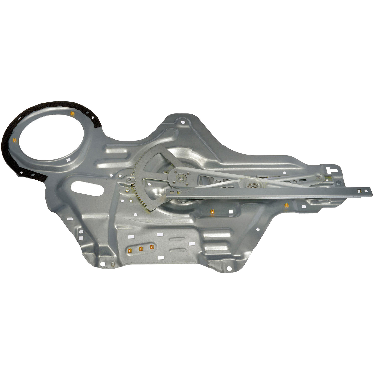 749-391 Front, Passenger Side OE Solutions Series Manual Window Regulator, Hand-Crank Type - Dorman - OE Solutions Window Regulator 749-391 - WINDOW REG, MANUAL - Manual Window Regulator (Regulator Only) - Power Window Mechanism - This replacement window regulator is precision-engineered and extensively tested to match the exact fit, function and performance of the stock window regulator on specific vehicle years, makes and models. - Kia Spectra 2009-05, Kia Spectra5 2008-05 - Window Regulator: Manual, 1 Pack
