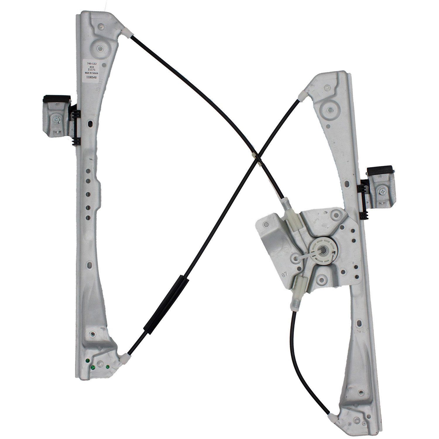 749-532 Front, Driver Side OE Solutions Series Power Window Regulator, Without Motor - Window Reg Power - Power Window Regulator (Regulator Only) - Power Window Mechanism - This replacement window regulator is precision-engineered and extensively tested to match the exact fit, function and performance of the stock window regulator on specific vehicle years, makes and models. - Chevrolet Malibu 2008-04 - Window Regulator: Power, 1 Pack