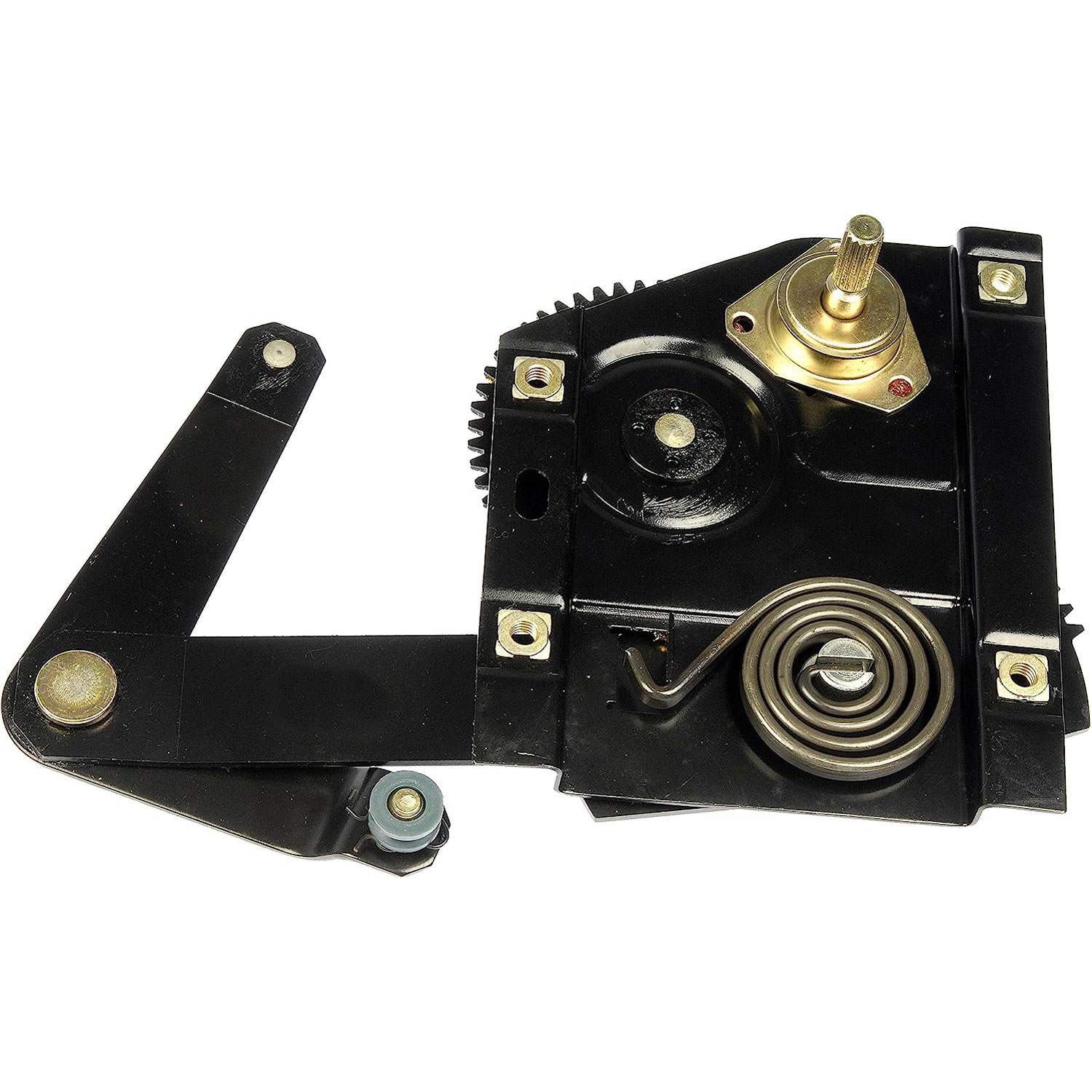 752-124 Rear, Driver Side OE Solutions Series Manual Window Regulator, Hand-Crank Type - Dorman 752-124 Rear Driver Side Manual Window Regulator (Regulator Only) Compatible with Select Ford Models - Window Reg Manual - Manual Window Regulator (Regulator Only) - Power Window Mechanism - This replacement window regulator is precision-engineered and extensively tested to match the exact fit, function and performance of the stock window regulator on specific vehicle years, makes and models. - Ford Mustang 1966-65 - Window Regulator: Manual, 1 Pack