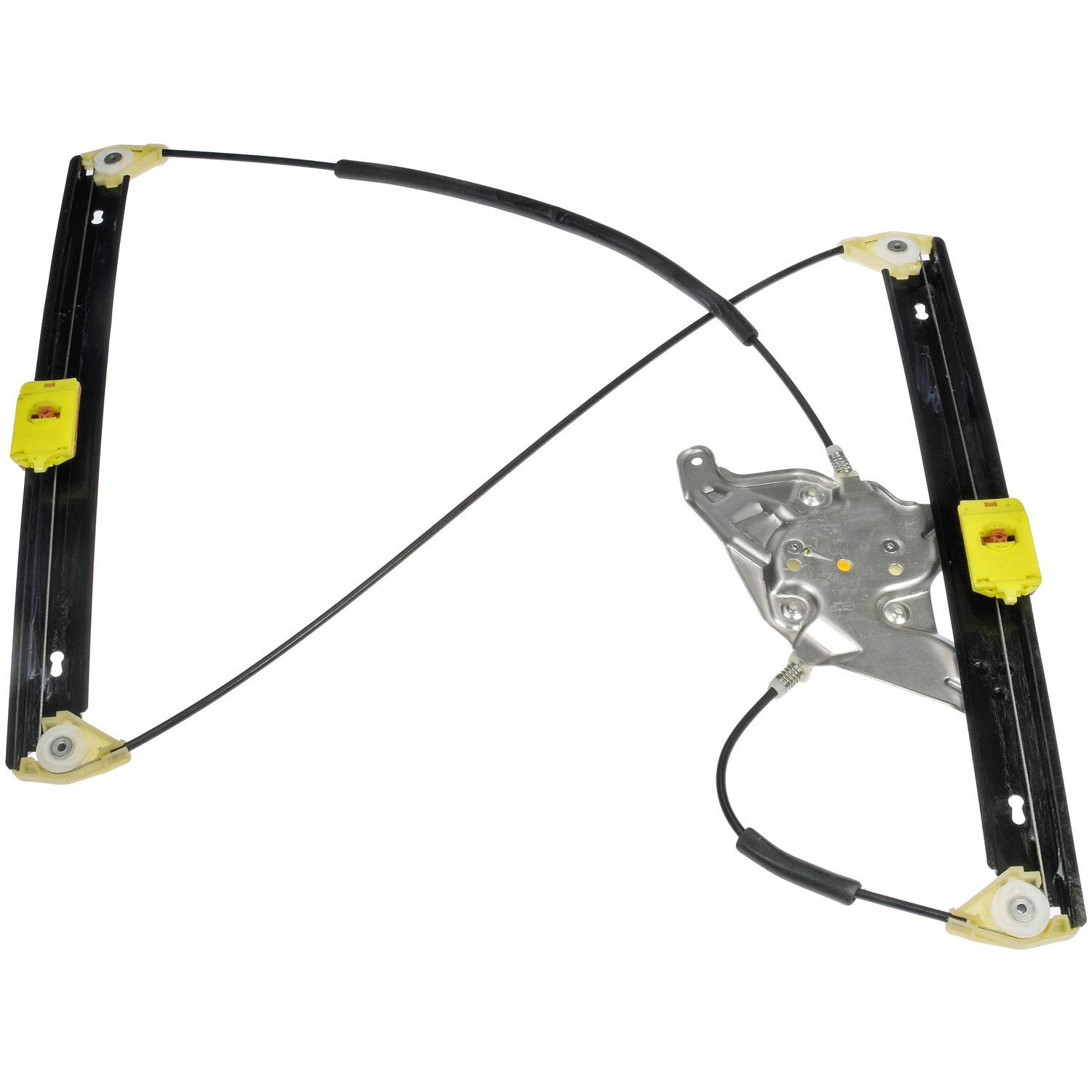 752-355 Front, Passenger Side OE Solutions Series Power Window Regulator, Without Motor - Dorman 752-355 Front Passenger Side Power Window Regulator (Regulator Only) Compatible with Select Audi Models - Window Reg Power - Power Window Regulator (Regulator Only) - Power Window Mechanism - This replacement window regulator is precision-engineered and extensively tested to match the exact fit, function and performance of the stock window regulator on specific vehicle years, makes and models. - Audi 2005-98 - Window Regulator: Power, 1 Pack
