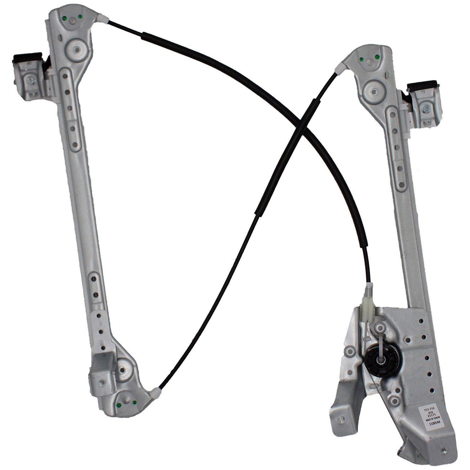752-716 Front, Driver Side OE Solutions Series Power Window Regulator, Without Motor - Dorman 752-716 Front Driver Side Power Window Regulator (Regulator Only) Compatible with Select Chrysler Models - Window Reg Power - Power Window Regulator (Regulator Only) - Power Window Mechanism - This replacement window regulator is precision-engineered and extensively tested to match the exact fit, function and performance of the stock window regulator on specific vehicle years, makes and models. - Chrysler Pacifica 2008-04 - Window Regulator: Power, 1 Pack