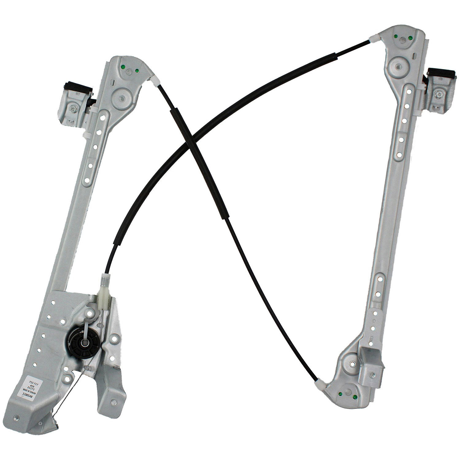752-717 Front, Passenger Side OE Solutions Series Power Window Regulator, Without Motor - Power Window Regulator (Regulator Only) - Window Reg Power - Power Window Regulator (Regulator Only) - Power Window Mechanism - This replacement window regulator is precision-engineered and extensively tested to match the exact fit, function and performance of the stock window regulator on specific vehicle years, makes and models. - Chrysler Pacifica 2008-04