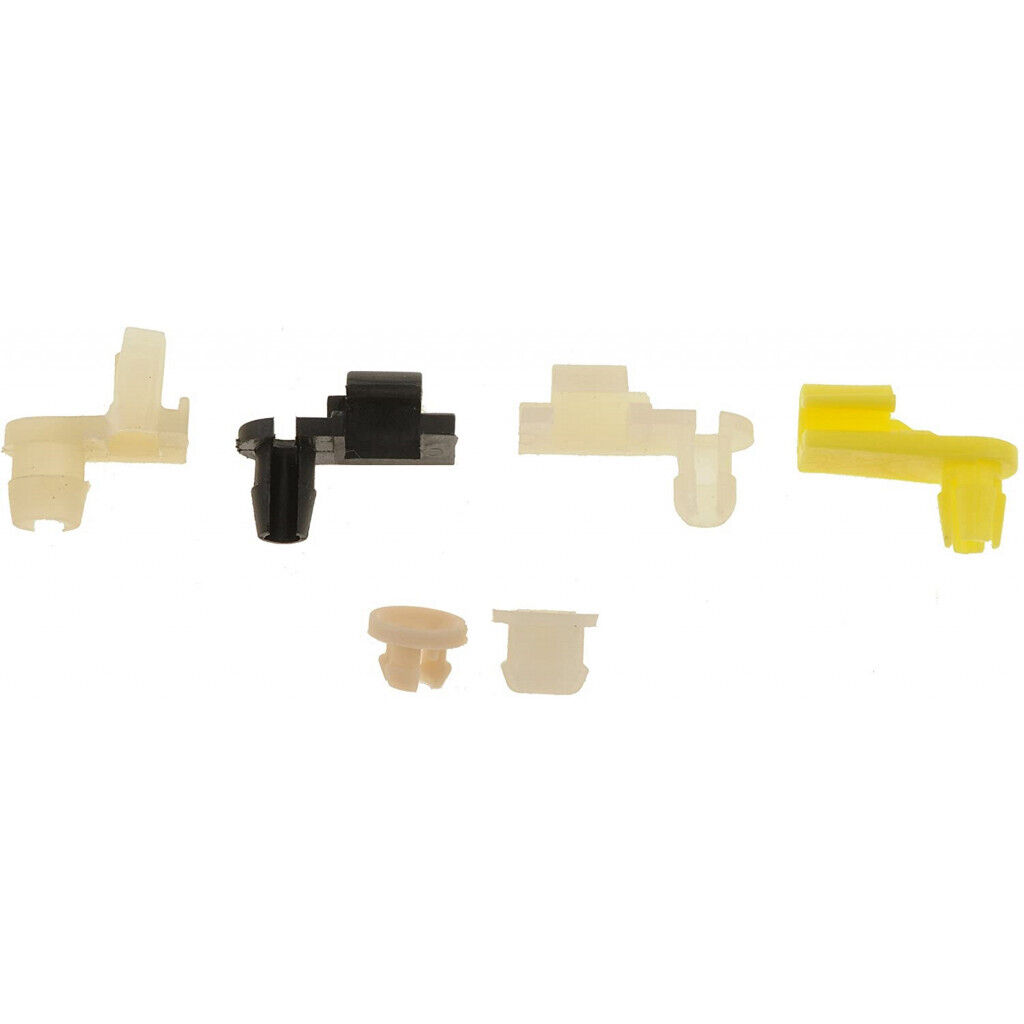 75450 Help Series Door Lock Rod Retainer - Door Lock Rod Clips - Dorman 75450 Door Lock Rod Clips Compatible with Select Models, 6 Piece - DORMAN Door Lock Rod Clip - White - Dorman - HELP Door Lock Rod Clip 75450
