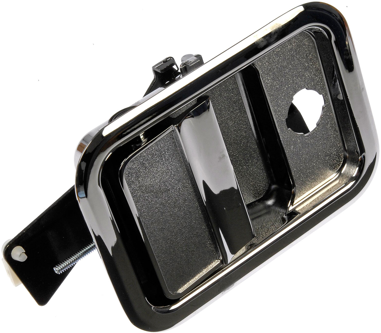 760-5201 Front, Passenger Side Chrome Exterior Door Handle, With Key Hole, HD Solutions Series - DOOR HANDLE - Door Handle, Exterior - Outside Door Handle - Want a new exterior door handle that matches the original, for far less than going back to the dealership? This replacement door handle was engineered to match the fit and appearance of the stock handle on specific vehicle years, makes and models. - Freightliner 2014-03 - Door Handle, Exterior - Dorman 760-5201 Front Passenger Side Exterior Door Handle Compatible with Select Freightliner Models, Chrome (Black Hardware) - Dorman - HD Solutions Exterior Door Handle 760-5201 - DORMAN Metal Exterior Door Handle for Freightliner