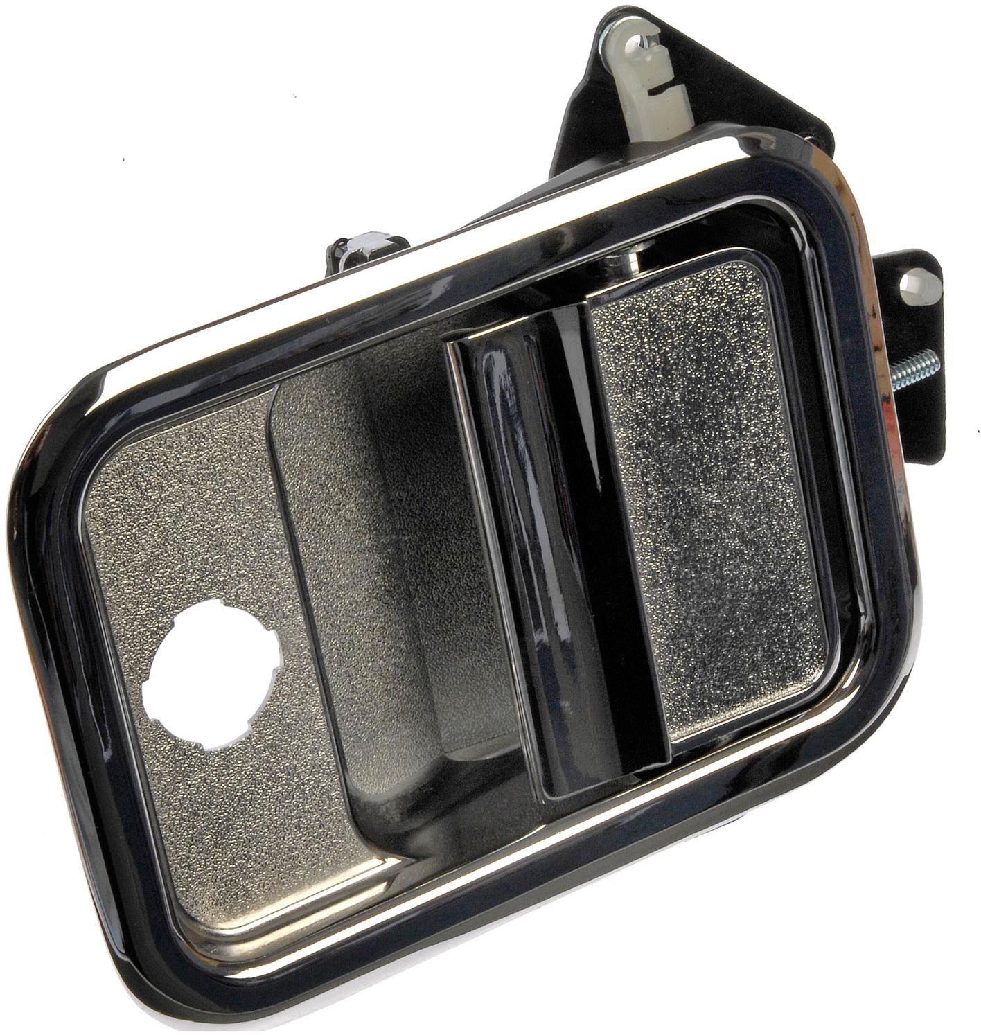 760-5202 Front, Driver Side Chrome Exterior Door Handle, With Key Hole, HD Solutions Series - DOOR HANDLE - Door Handle, Exterior - Outside Door Handle - Want a new exterior door handle that matches the original, for far less than going back to the dealership? This replacement door handle was engineered to match the fit and appearance of the stock handle on specific vehicle years, makes and models. - Freightliner 2014-03 - Door Handle, Exterior - Dorman 760-5202 Front Driver Side Exterior Door Handle Compatible with Select Freightliner Models, Chrome (Black Hardware) - DORMAN Exterior Door Handle for Ford - Chrome - Dorman - HD Solutions Exterior Door Handle 760-5202