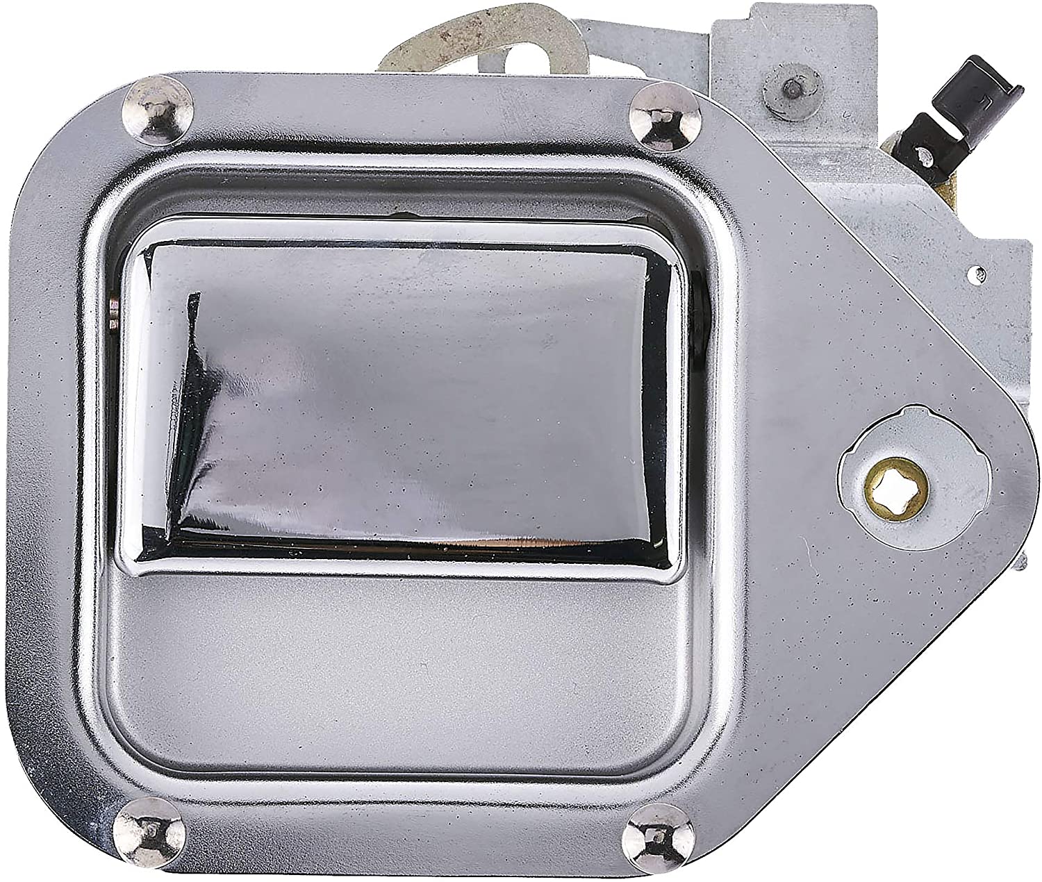 760-5411 Front, Passenger Side Chrome Exterior Door Handle, With Key Hole, HD Solutions Series - Dorman 760-5411 Front Passenger Side Exterior Door Handle Compatible with Select Kenworth Models, Chrome - DORMAN Exterior Door Handle for Kenworth - Chrome - Dorman - HD Solutions Exterior Door Handle 760-5411 - Exterior Door Handle Right Chrome