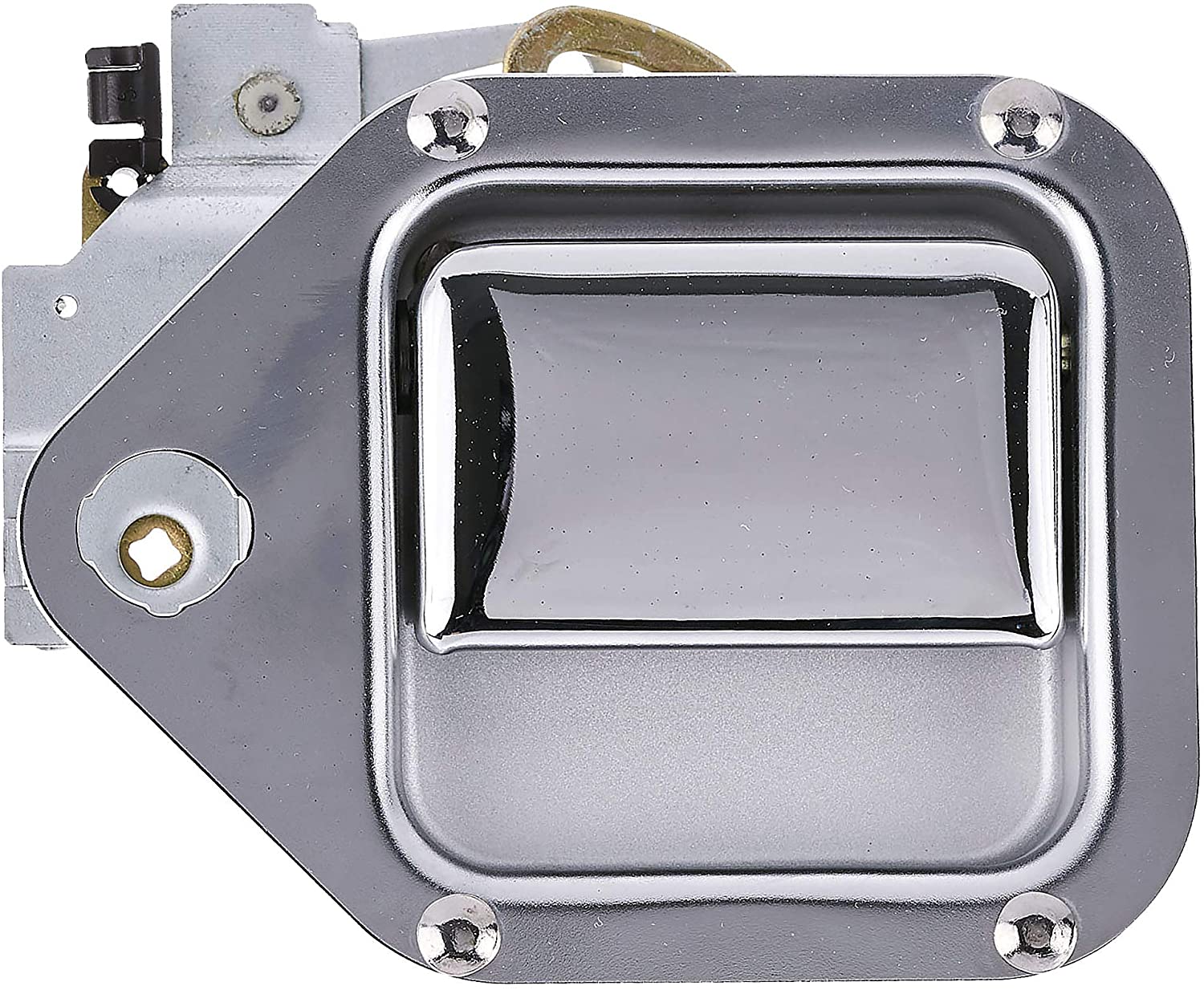 760-5412 Front, Driver Side Chrome Exterior Door Handle, With Key Hole, HD Solutions Series - Dorman 760-5412 Front Driver Side Exterior Door Handle Compatible with Select Kenworth Models, Chrome - DORMAN Exterior Door Handle for Ford - Chrome - Dorman - HD Solutions Exterior Door Handle 760-5412 - Exterior Door Handle Left Chrome