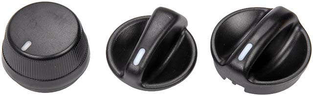 76881 Help Series A/C Control Knob - Direct Fit, Sold Individually - Dorman 76881 Temperature Control Knob Assortment Compatible with Select Honda Models, 3 Piece - Dorman HVAC Heater Control Knob 76881 - Temperature Control Knob Assortment