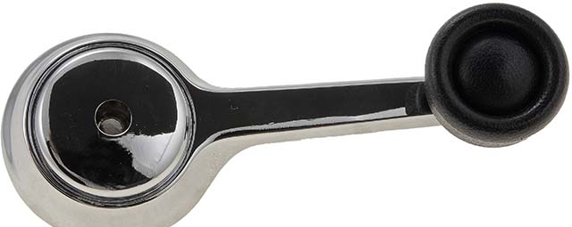 76954 Window Crank Help Series - Dorman 76954 Window Crank Handle Compatible with Select Jeep Models, Chrome - Dorman Window Handle 76954 - Window Crank Handle - Chrome, Metal, Black Plastic Knob, for 1974-1991 Jeep - Window Handle - Window Handle - Crank Handle - Window Lever - Window Crank Lever - Worn or broken window crank handle leading to difficult window operation? Made of durable material for reliable performance, this window crank handle replaces the original equipment handle. - Jeep 1991-74