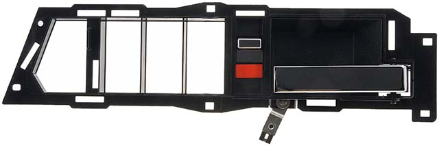77129 Front, Passenger Side Chrome Lever with Black Bezel Interior Door Handle, With door lock button, Help Series - Dorman 77129 Front Passenger Side Interior Door Handle Compatible with Select Chevrolet / GMC Models - Dorman - HELP Interior Door Handle 77129 - DORMAN Interior Door Handle for Ford - Black - Interior Door Handle