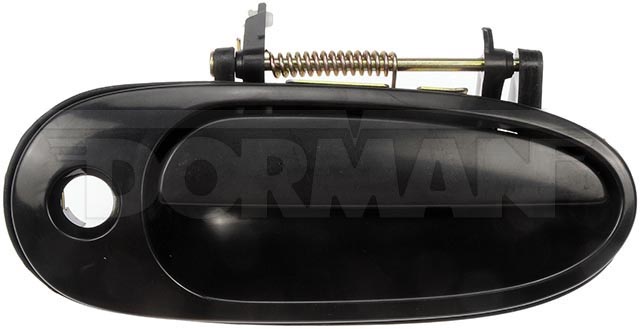 77525 Front, Passenger Side Smooth Black Exterior Door Handle, With Key Hole, Help Series - Dorman 77525 Front Passenger Side Exterior Door Handle Compatible with Select Oldsmobile / Pontiac Models, Smooth Black - Dorman - HELP Exterior Door Handle 77525 - Exterior Door Handle