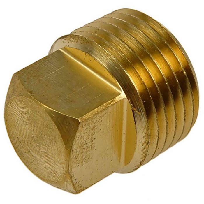 785-072 AutoGrade Series Oil Drain Plug - Natural, Steel, Pipe, Direct Fit, Sold Individually - PIPE PLUG - Pipe Plug-Square Head-3/8 In. MNPT - Pipe Stopper - This pipe plug matches the original equipment plug for diameter, thread pitch and head type to ensure a reliable repair. Made of corrosion-resistant material, it has been engineered for leak-free performance and a long service life. - Buick 1995-75, Chevrolet 1995, Chevrolet 1990-80, GMC 1984-83, Oldsmobile 1995-64, Pontiac 1995-75 - Pipe Plug-Square Head-3/8 In. MNPT