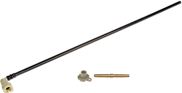 5/16 In. Quick Connector, 90 Degree w/ 18 In. of 5/16 In. Nylon Tube and a Union - 800-051 Direct Fit Fuel Line Connector, Kit - Dorman 800-051 5/16 In. Quick Connector, 90 Degree w/ 18 In. of 5/16 In. Nylon Tube and a Union Compatible with Select Models - Dorman 800-051 5/16 In. Quick Connector, 90 Degree w/ 18 In. of 5/16 In. Nylon Tube and a Union for Specific Models Fits select: 1986-2001 FORD F150, 1985-1997 FORD RANGER - Dorman Electrical Wire Connector 800-051 - Fuel Rep. Line - 5/16 In. Quick Connector, 90 Degree w/ 18 In. of 5/16 In. Nylon Tube and a Union - Quick Connector - Fuel Line Union - Quick Disconnect - Fuel Line Connector - Check Valve - Fuel Line Repair - Replace only the damaged connectors instead of the entire fuel line with these direct-replacement fuel line connectors. Designed for easy installation and a precise fit, they are engineered to withstand extreme underhood conditions. - Ford 2003-83, Lincoln 2002-83, Mercury 2003-83, Merkur 1989-85