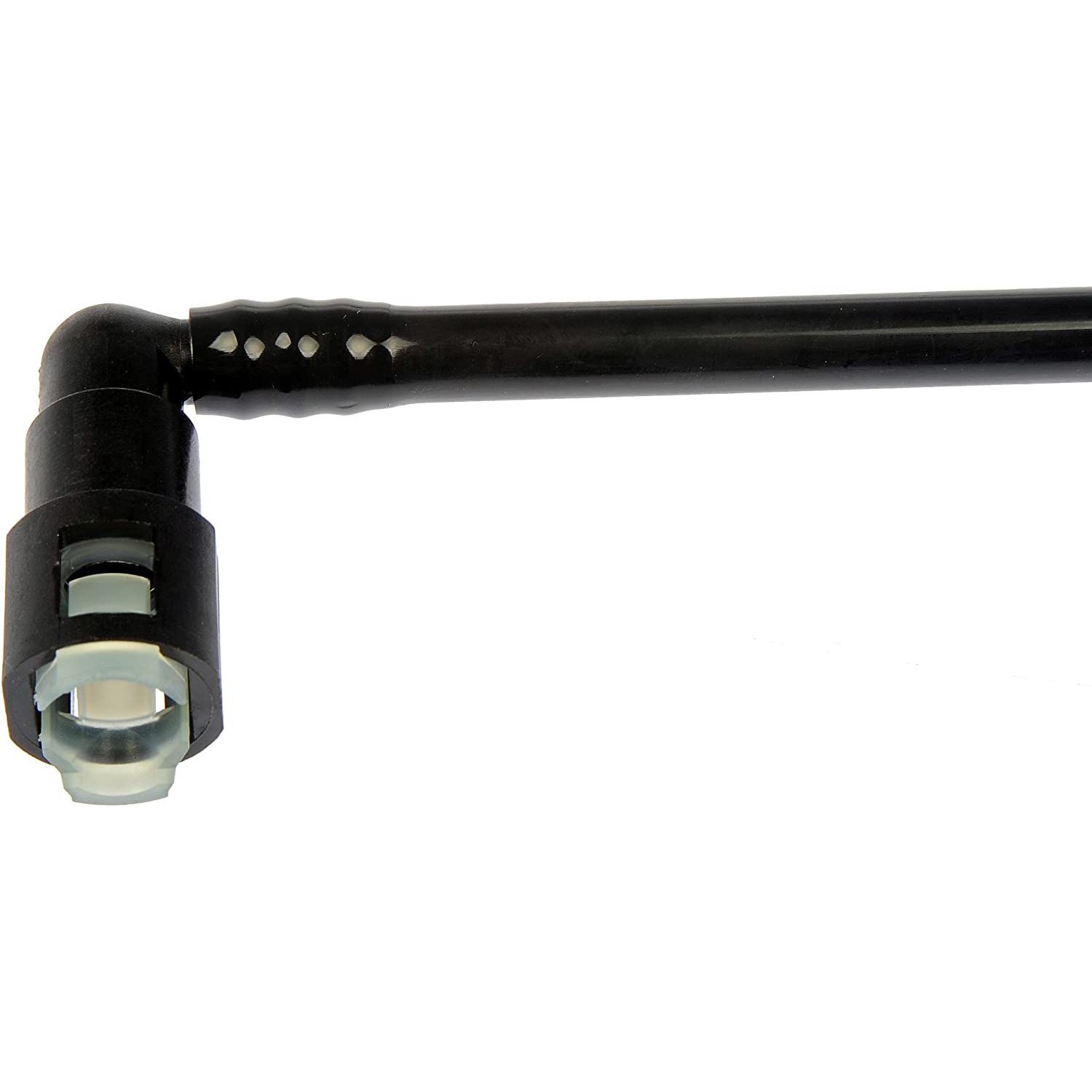 5/16 In. Quick Connector, 90 Degree w/ 18 In. of 5/16 In. Nylon Tube and a Union - 800-060 Fuel Line, Nylon, OE Solutions Series - Dorman 800-060 5/16 In. Quick Connector, 90 Degree w/ 18 In. of 5/16 In. Nylon Tube and a Union Compatible with Select Models - Dorman 800-060 5/16 In. Quick Connector, 90 Degree w/ 18 In. of 5/16 In. Nylon Tube and a Union for Specific Models Fits select: 2000-2002 CHEVROLET S TRUCK, 1993-1996 JEEP GRAND CHEROKEE - Dorman Electrical Wire Connector 800-060 - NYLON FUEL REP. LINE - 5/16 In. Quick Connector, 90 Degree w/ 18 In. of 5/16 In. Nylon Tube and a Union - Check Valve - Quick Disconnect - Fuel Line Repair - Fuel Line Connector - Quick Connector - Fuel Line Union - Replace only the damaged connectors instead of the entire fuel line with these direct-replacement fuel line connectors. Designed for easy installation and a precise fit, they are engineered to withstand extreme underhood conditions. - Chrysler 2002-88, General Motors 2003-99, General Motors 1992-90