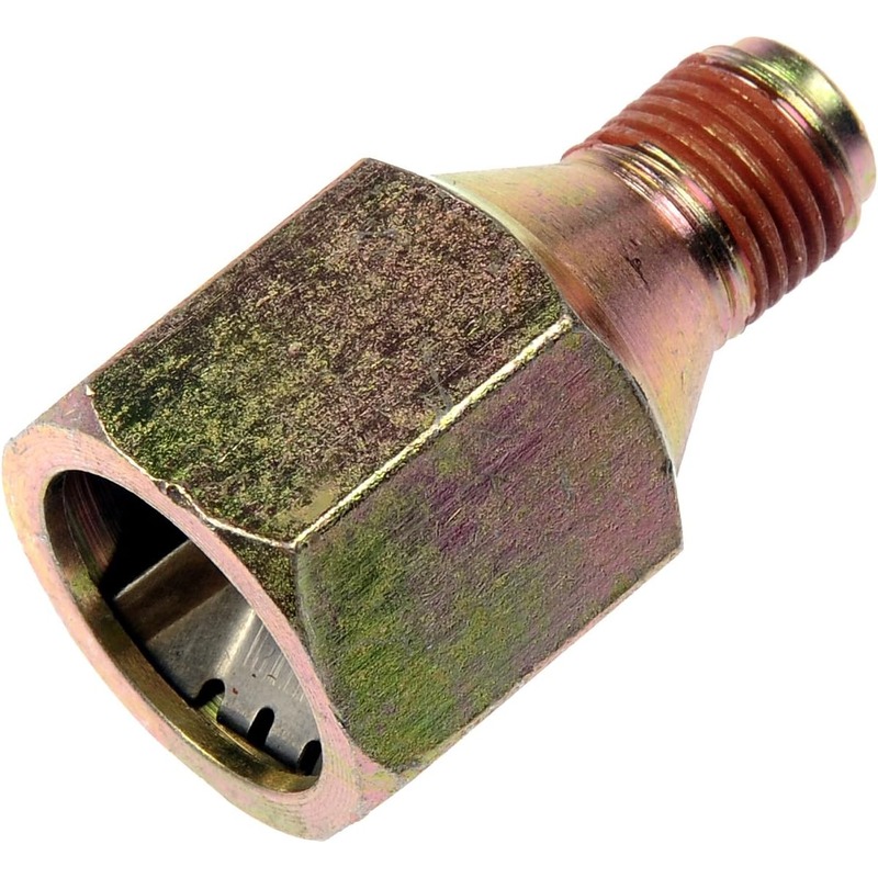 800-718 Transmission Oil Line - Metal, Direct Fit, Sold individually - Dorman 800-718 Transmission Line Connector - 1/2 In. OD Tube x 1/4-18 NPSM Compatible with Select Dodge Models - Dorman Automatic Transmission Oil Cooler Line Fitting 800-718 - TRANS. LINE CONN. - Transmission Line Connector - 1/2 In. OD Tube x 1/4-18 NPSM - Quick Disconnect - Transmission Line Fitting - Radiator Fitting - Transmission Cooler Line Connector - Cooler Fitting - Made of quality materials, this automatic transmission oil cooler line connector matches the fit and function of a damaged original equipment connector to restore leak-free performance between the transmission and the oil cooler. - Dodge Ram 1500 1999-94, Dodge Ram 2500 1999-94, Dodge Ram 3500 1999-94