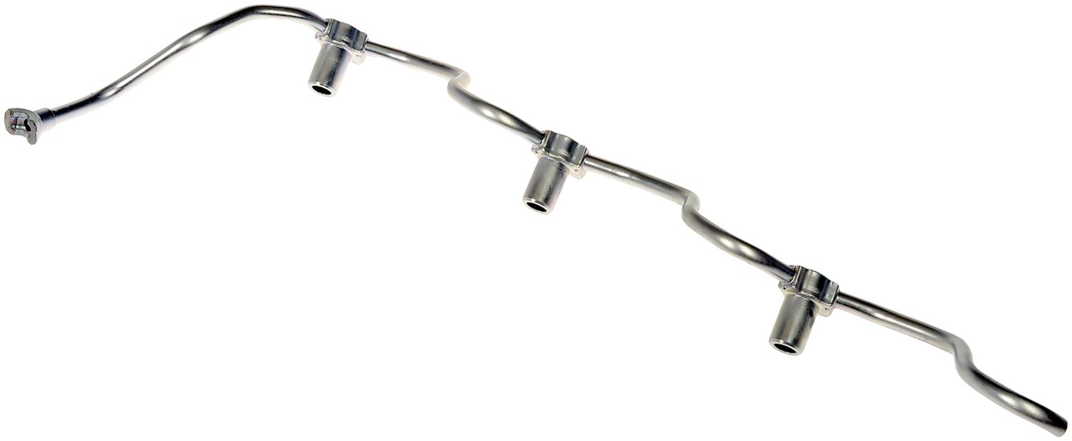 800-915 OE Solutions Series Fuel Rail - Silver, Stainless Steel, Direct Fit, Sold individually - Dorman 800-915 Fuel Injector Rail Compatible with Select Chevrolet/GMC Models - Dorman Fuel Injector Rail 800-915 - Fuel Line - Injector Fuel Return Line - EFI Rail - Injector Rail - Fuel Rail - This replacement fuel return line is precision-engineered to match the fit and design of the original equipment return line on specific vehicles. It is made of durable materials specifically to withstand exposure to fuel and extreme temperatures. - Chevrolet 2004-01, GMC 2004-01 - Injector Fuel Return Line