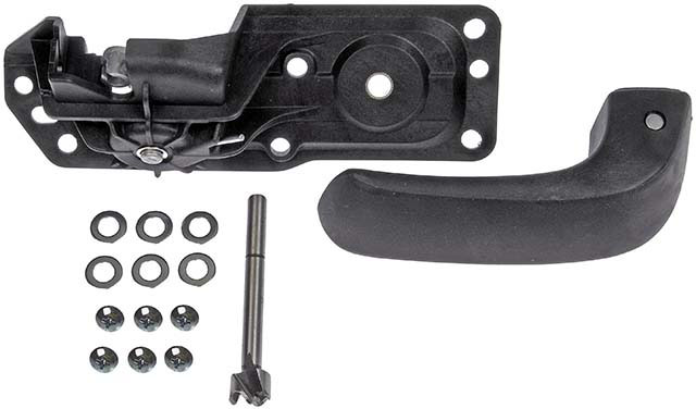 80374CD Front Or Rear, Driver Side Interior Door Handle, Without Door Lock Button, Help Series - Dorman 80374CD Interior Door Handle Compatible with Select Cadillac / Chevrolet / GMC Models, Black; Textured - Dorman - HELP Interior Door Handle 80374CD - Interior Door Handle: Driver Side, Textured Black - Interior Door Handle Left